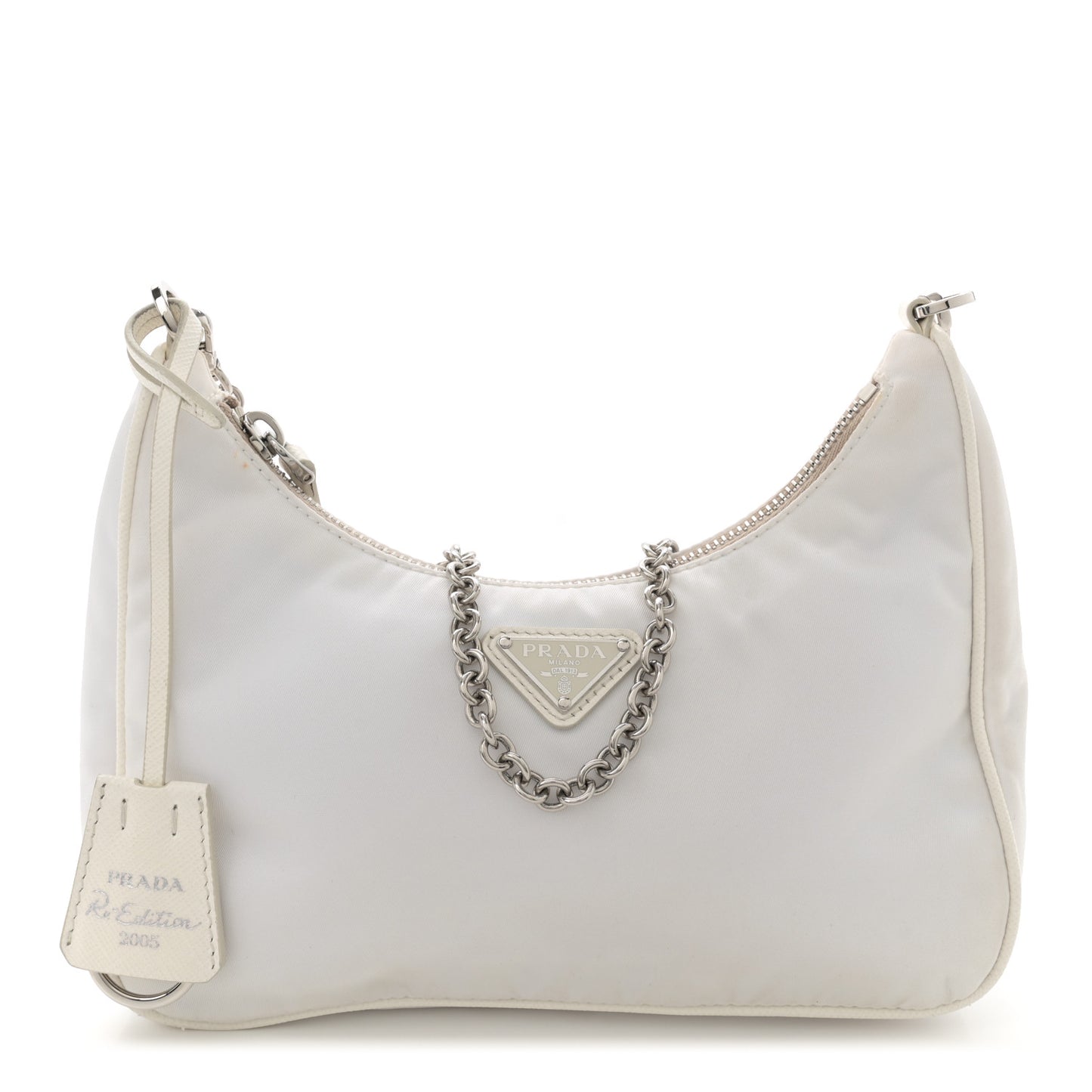 Nylon Re-Edition 2005 Shoulder Bag White