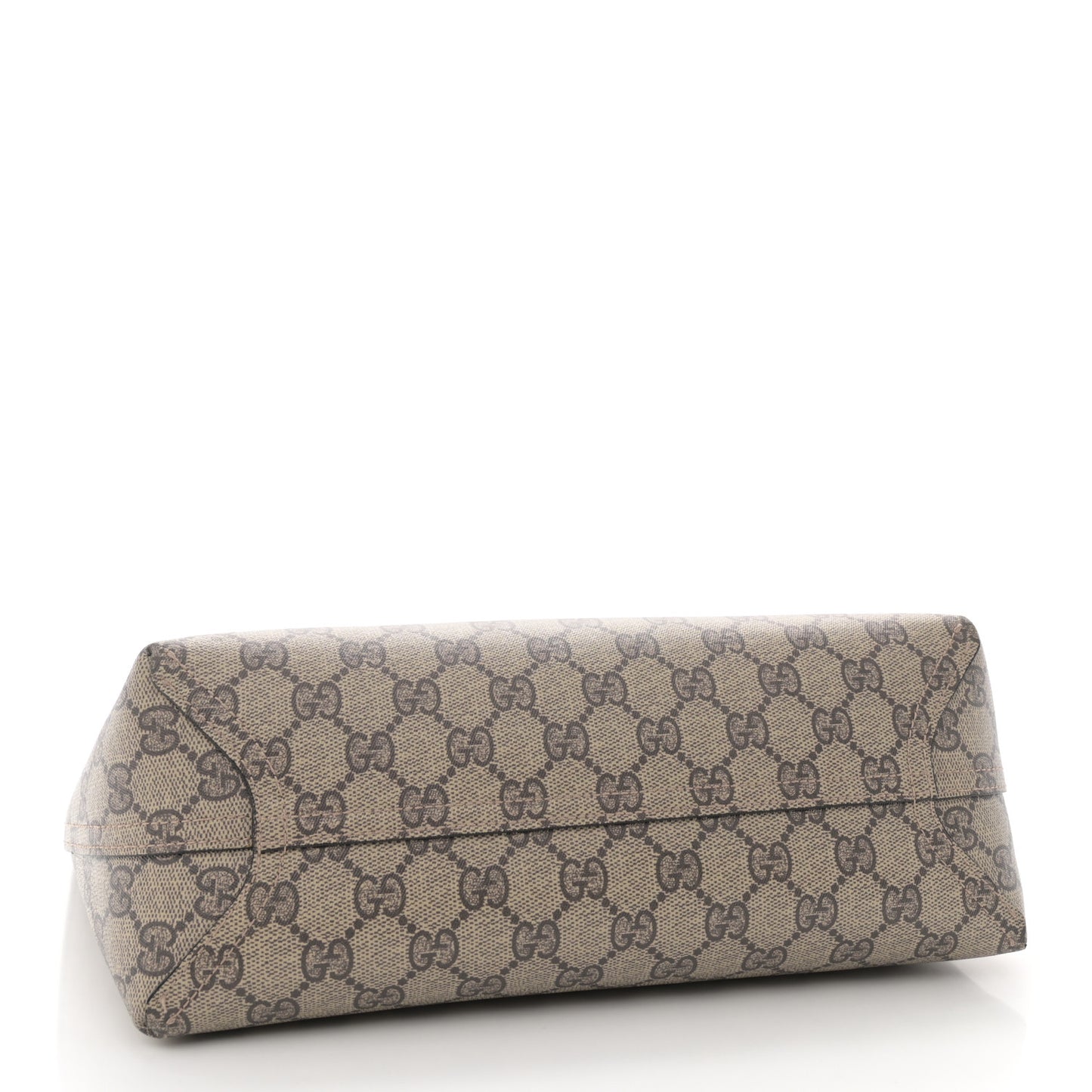 GG Supreme Monogram Small Reversible Tote Dark Brown