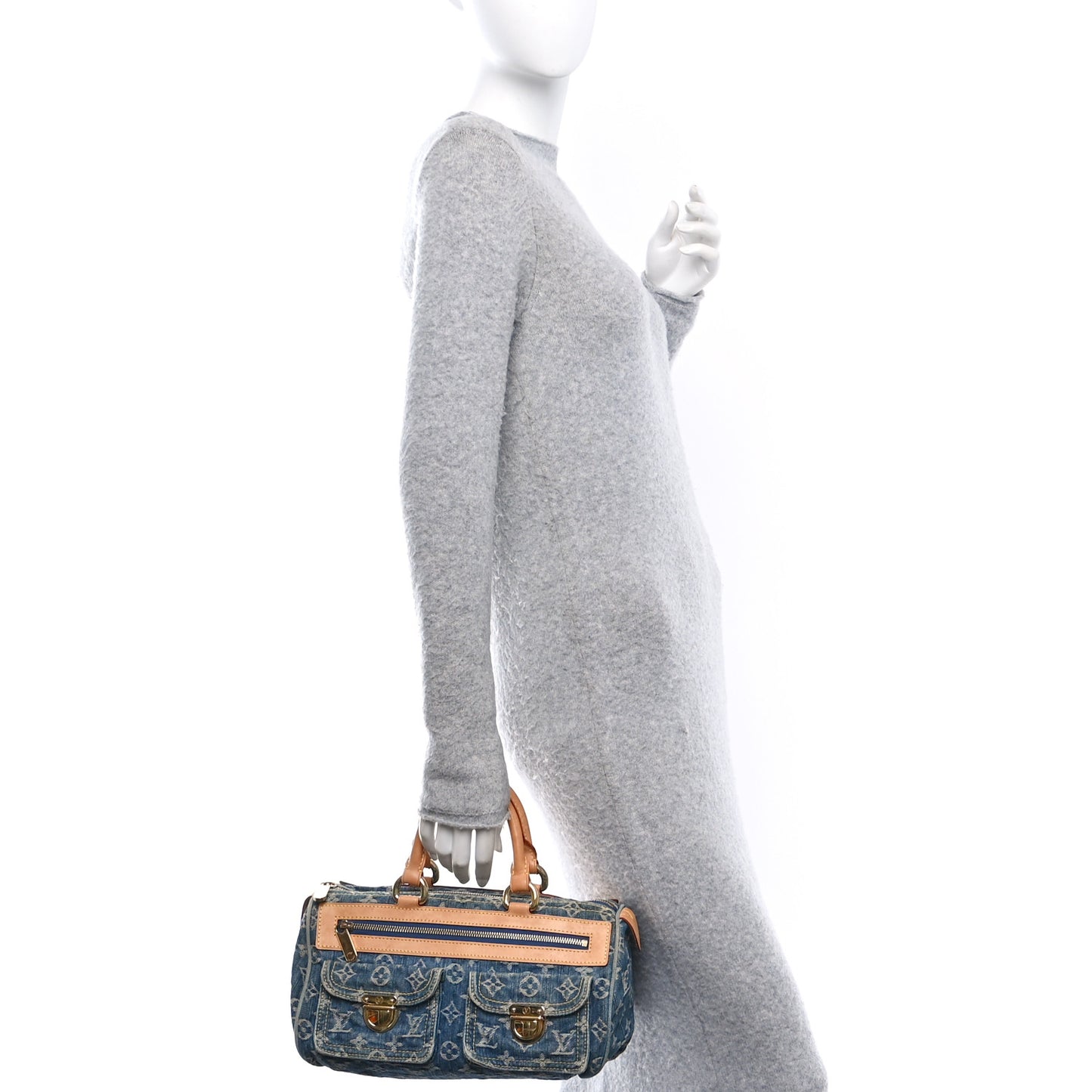 Monogram Denim Neo Speedy Blue