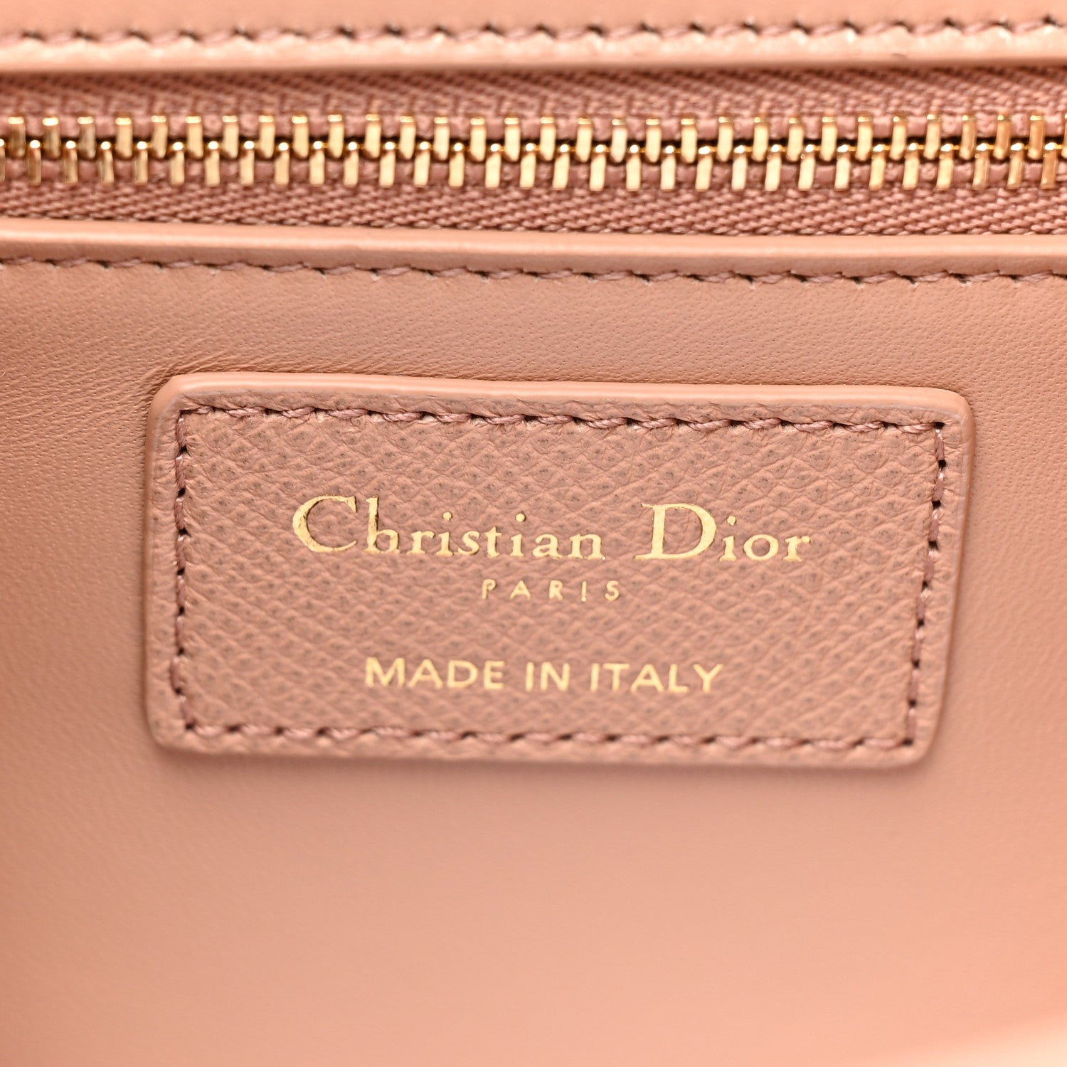 Christian Dior Grained Calfskin 30 Montaigne East West Chain Flap Bag Blush 6 of 13