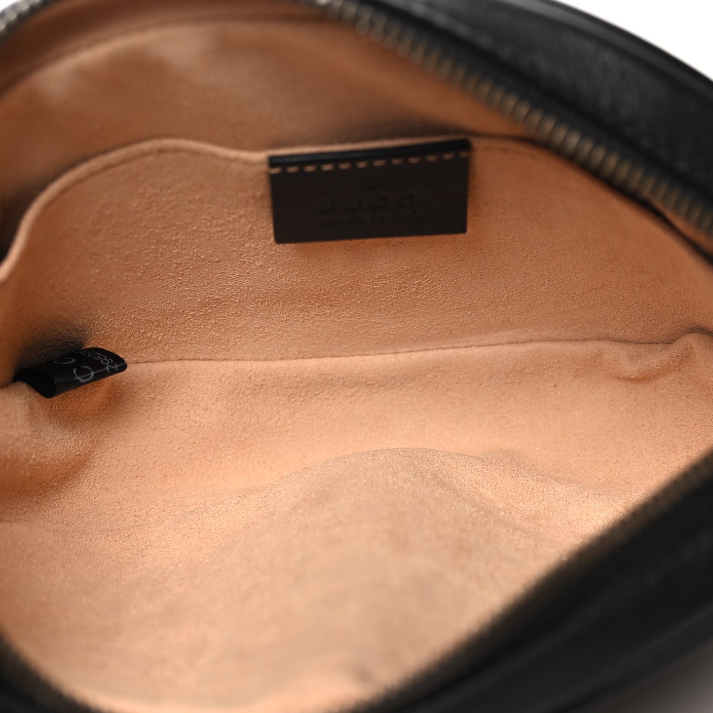 Calfskin Matelasse GG Marmont Belt Bag 85 34 Black