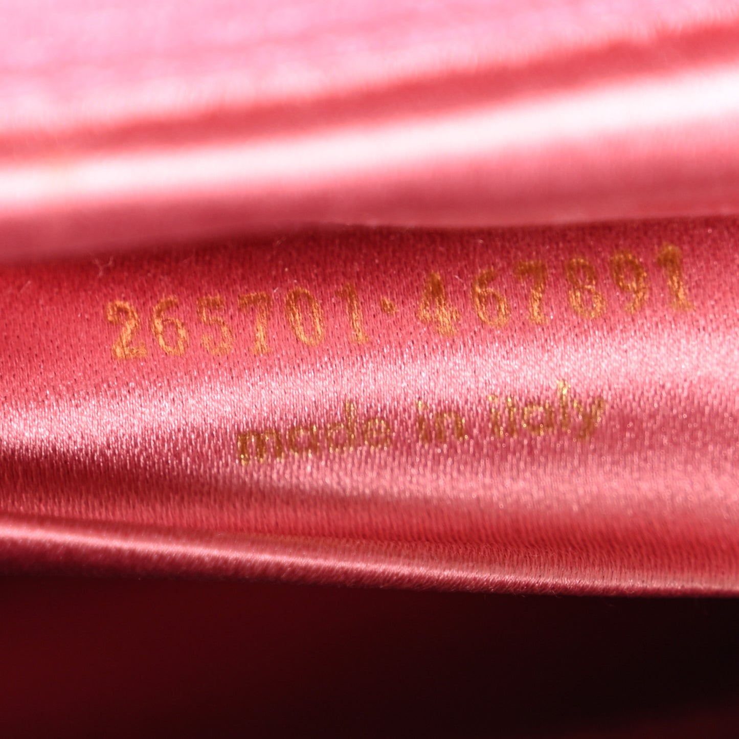 Textured Calfskin Y Ligne Clutch Fuchsia
