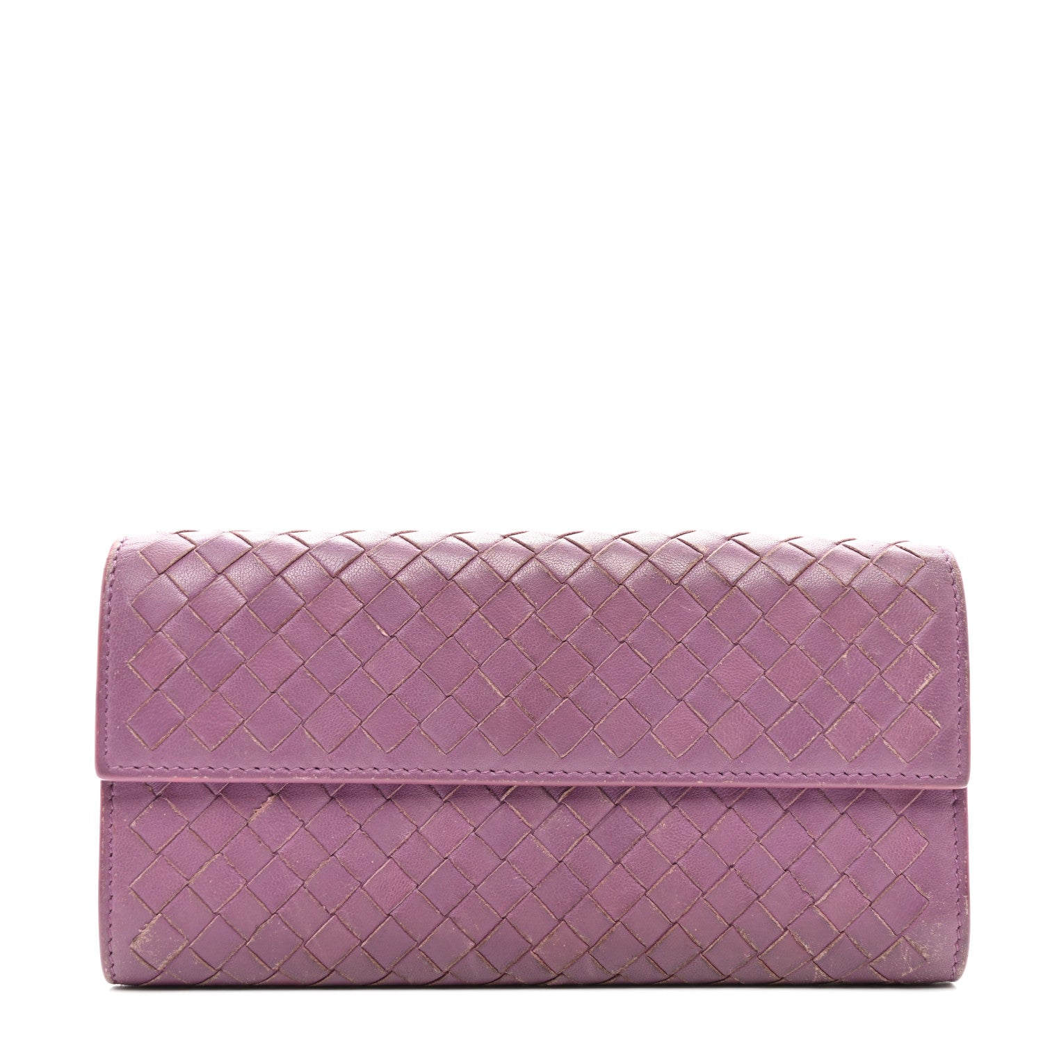 Bottega Veneta Nappa Intrecciato Continental Flap Wallet Corot 1 of 10
