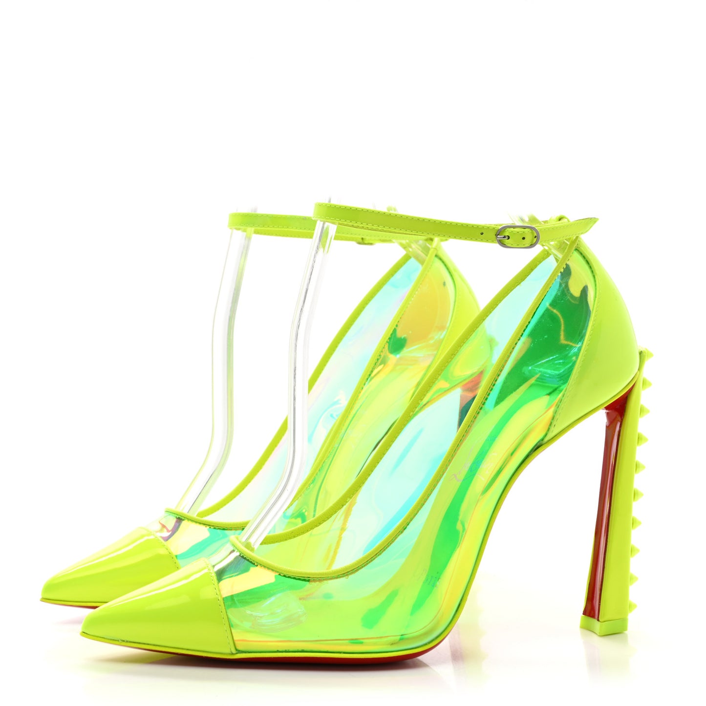 Disco PVC Hologram Debout Condorapik 100 Pumps 35 Fluo Yellow