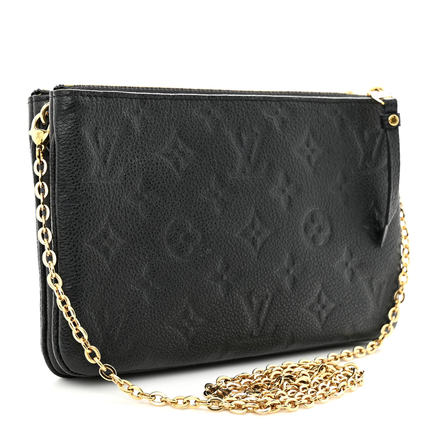 Empreinte Double Zip Pochette Black