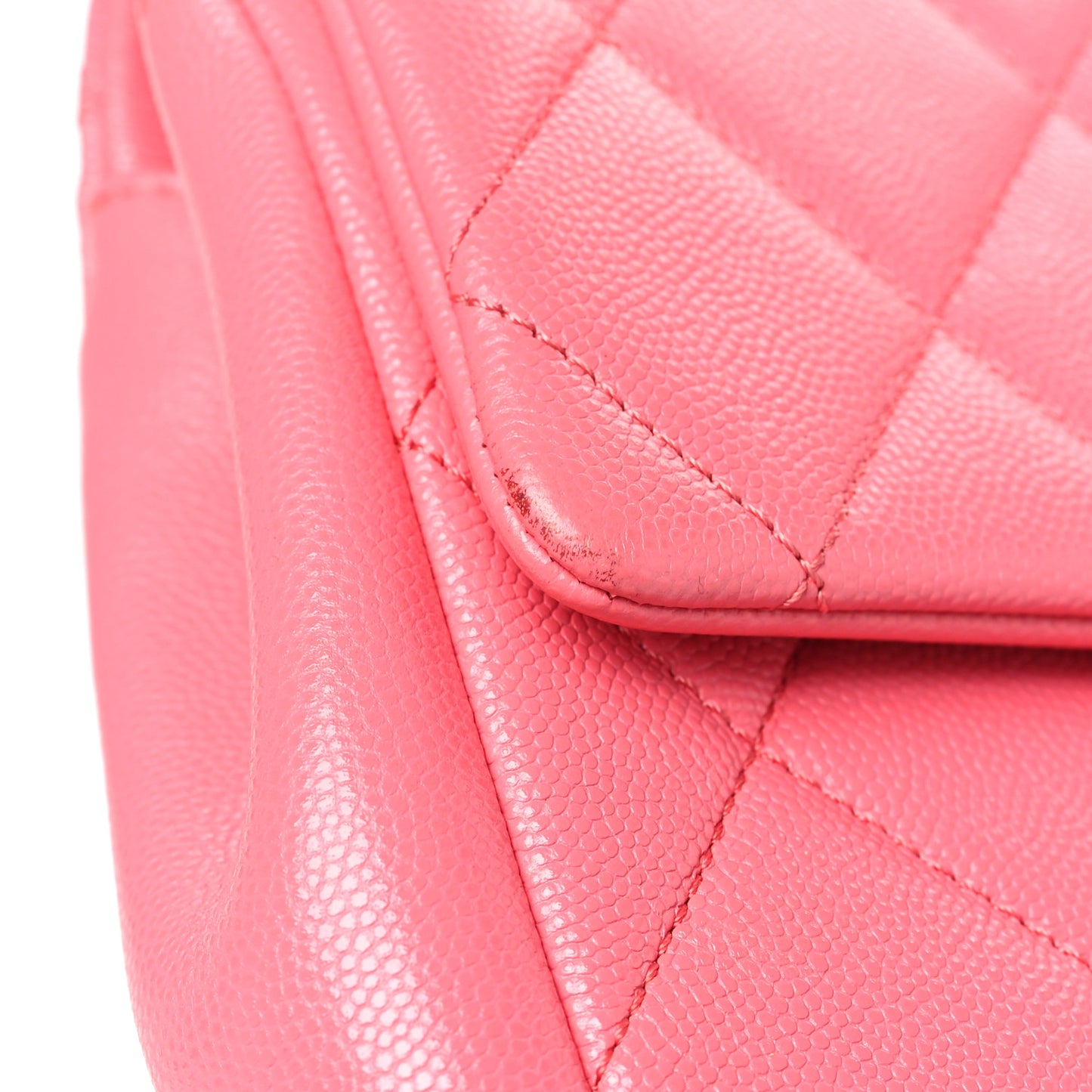 Caviar Quilted My Everything Flap Pink