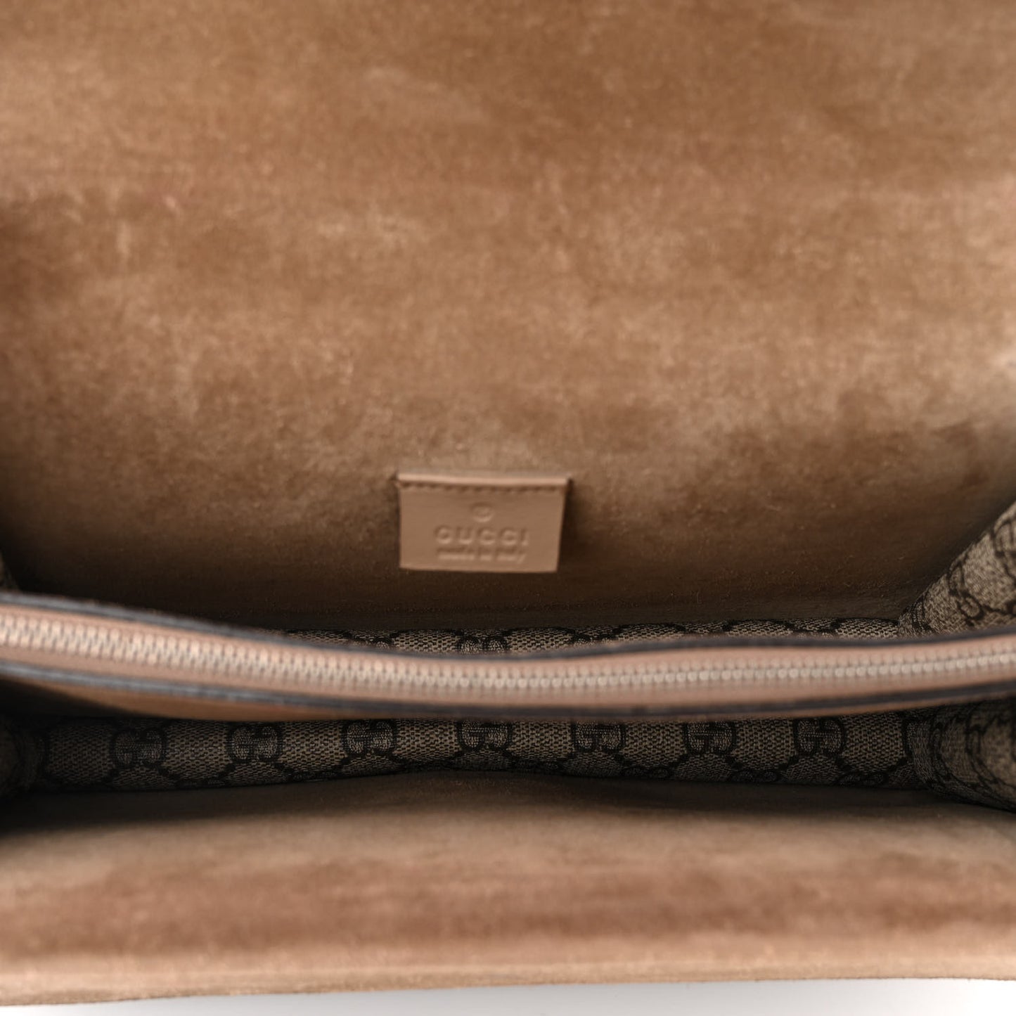 GG Supreme Monogram Small Dionysus Shoulder Bag Taupe