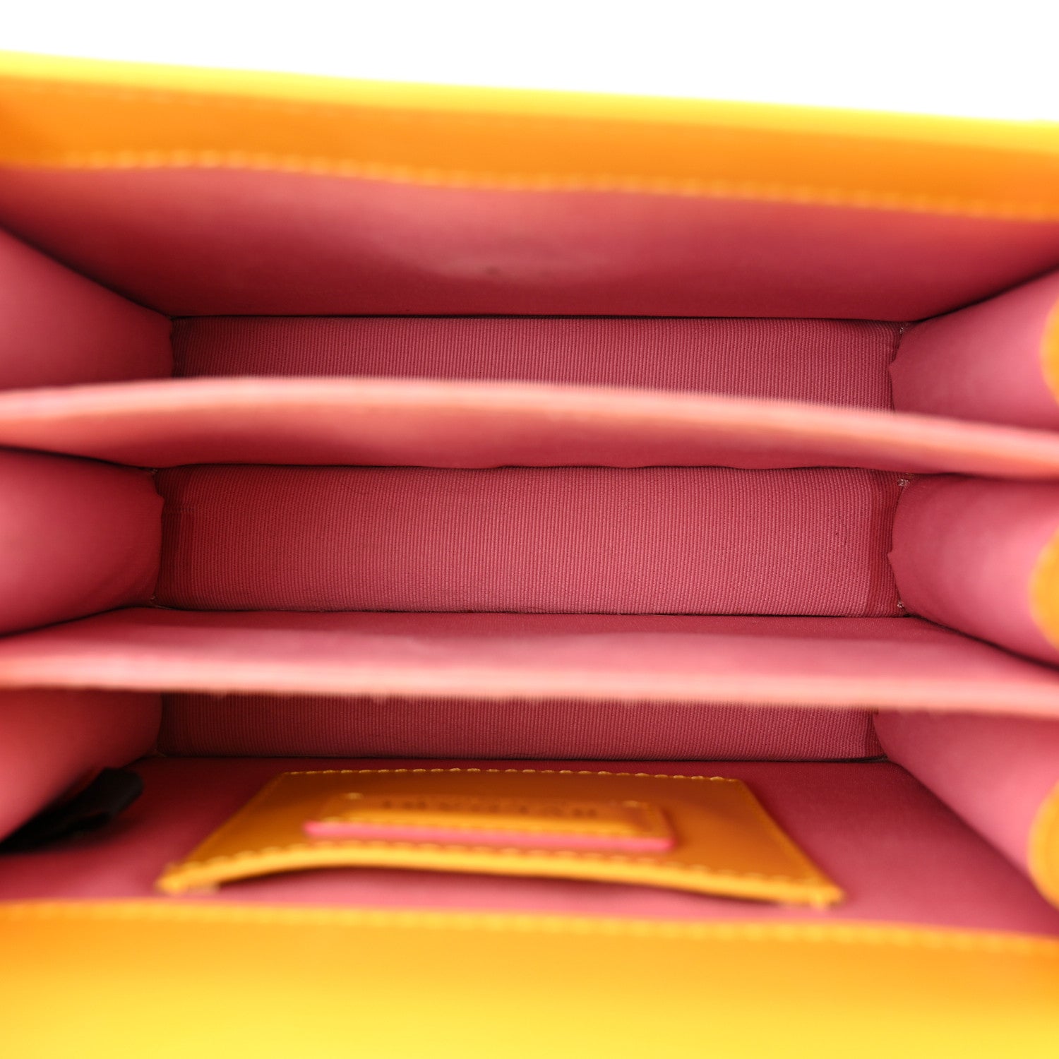 Bulgari Calfskin Serpenti Forever Top Handle Yellow 5 of 11