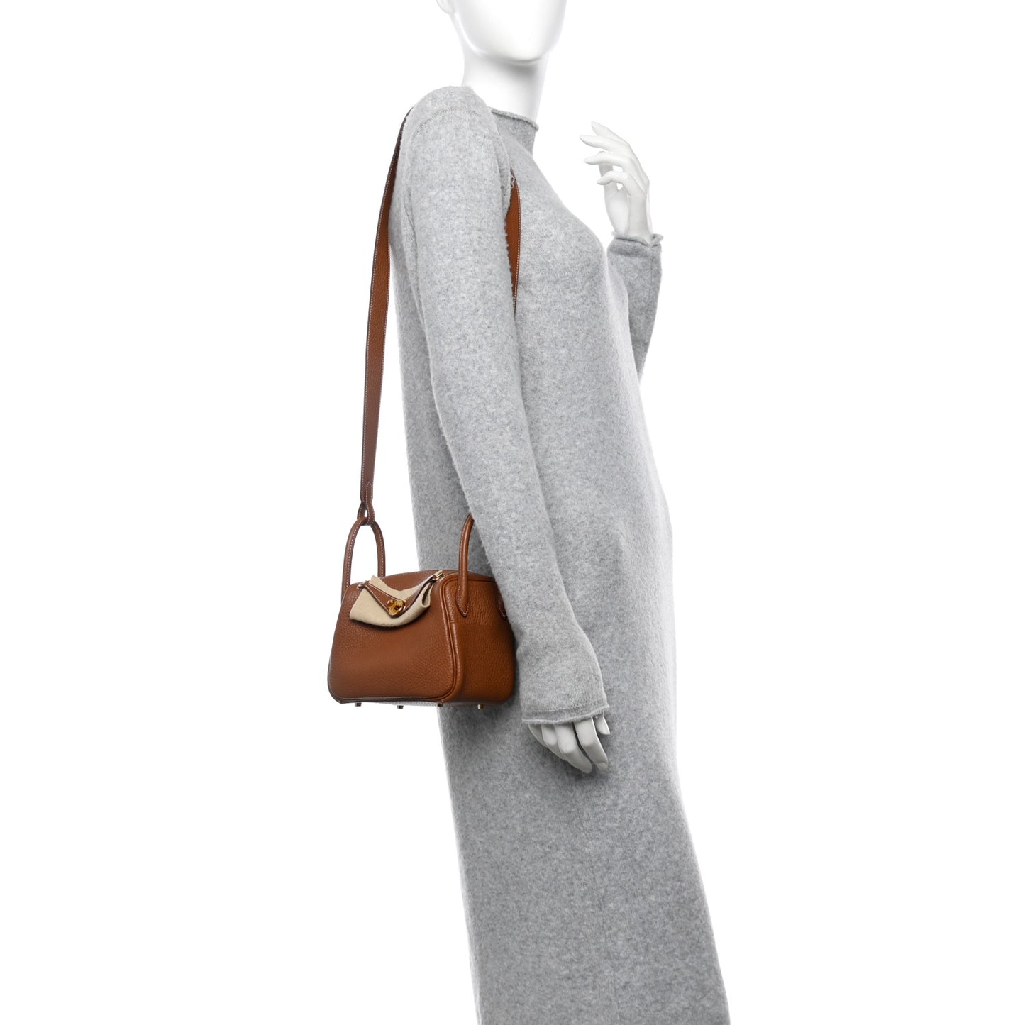 Taurillon Clemence Mini Lindy 20 Gold