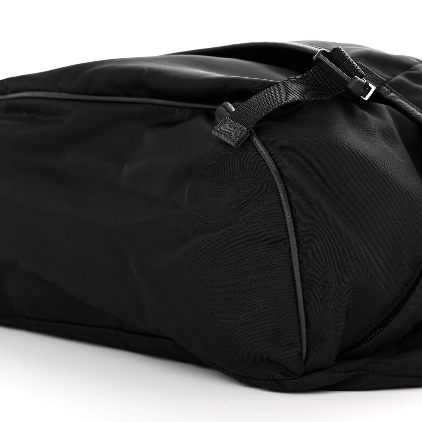 Re-Nylon Saffiano Sling Bag Black