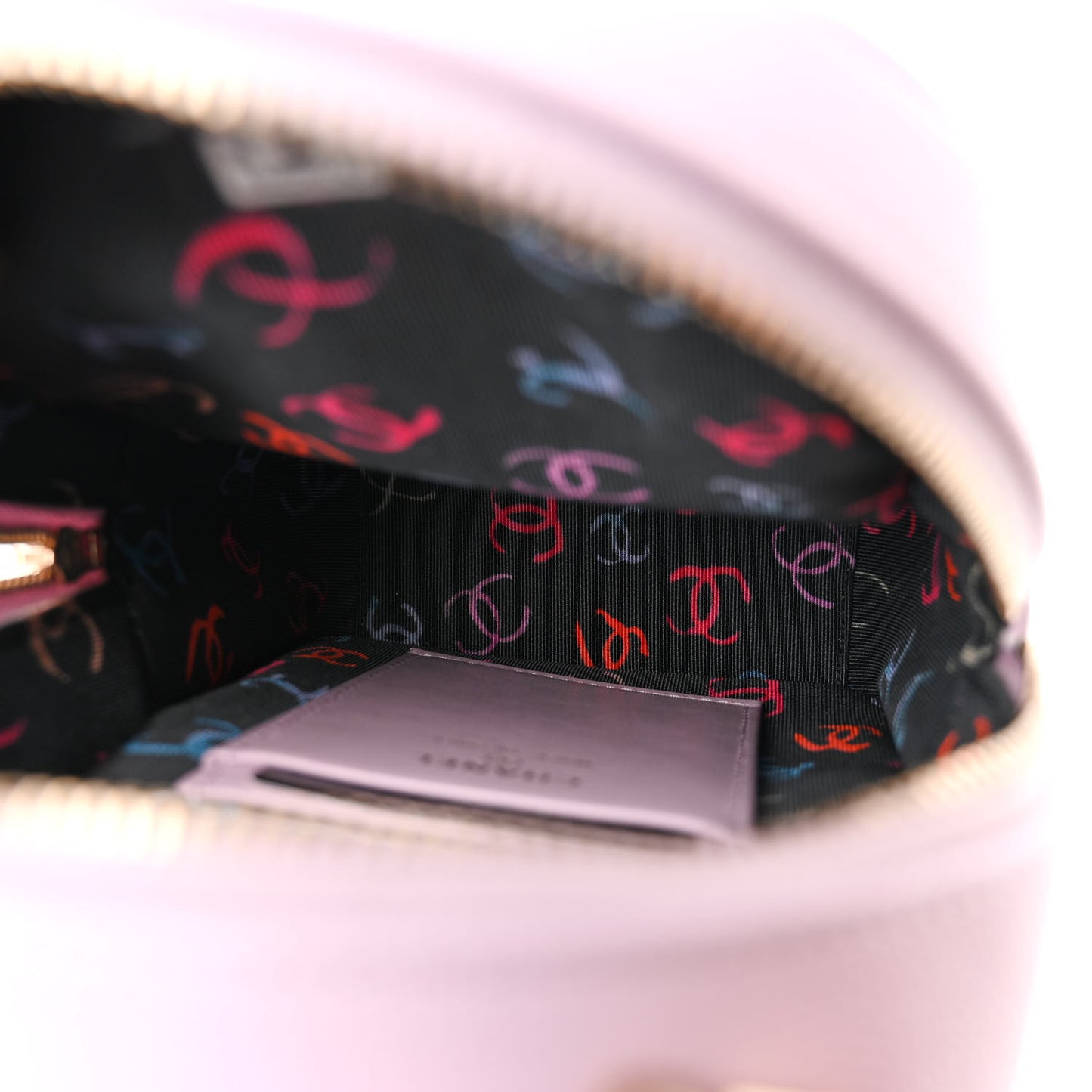 Caviar Quilted CC Mini Classic Backpack Light Purple