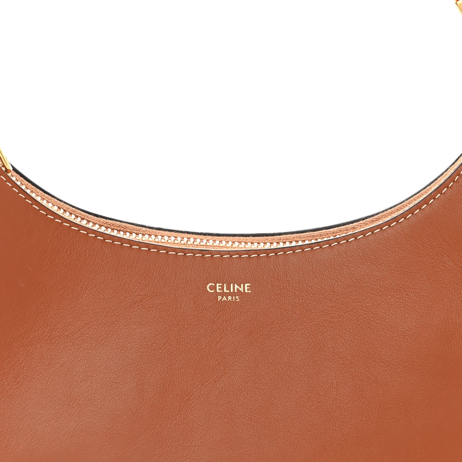 Celine Smooth Calfskin Medium Strap Ava Shoulder Bag Tan 7 of 10