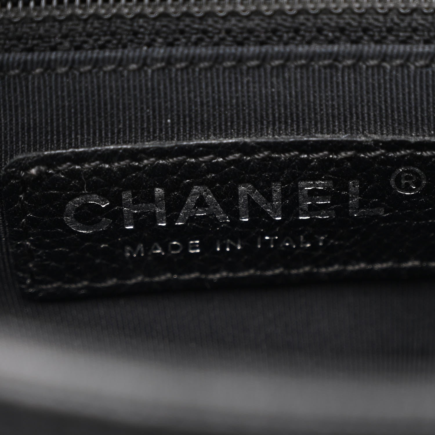 Chanel Calfskin Cerf Executive Shopper Tote Black 6 of 12