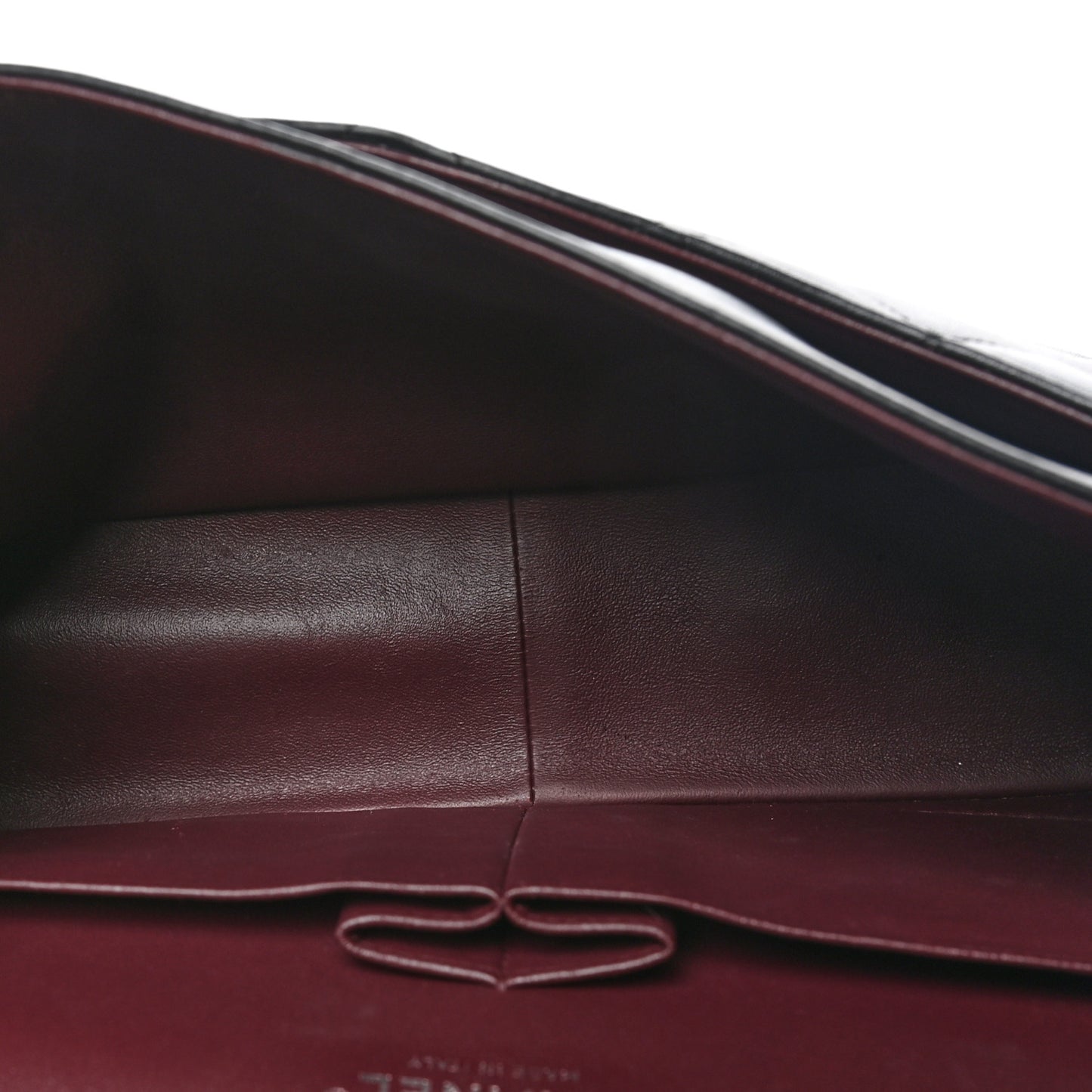 Lambskin Quilted Jumbo Double Flap Black