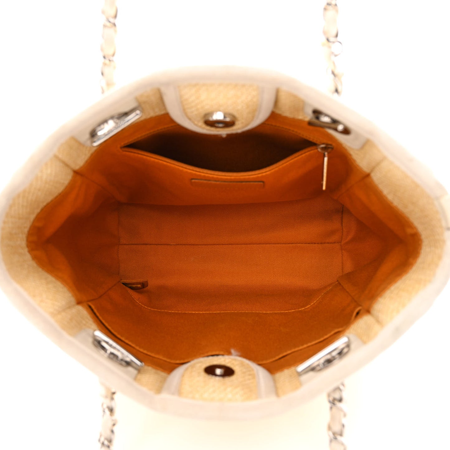 Canvas Mini Deauville Tote Light Yellow