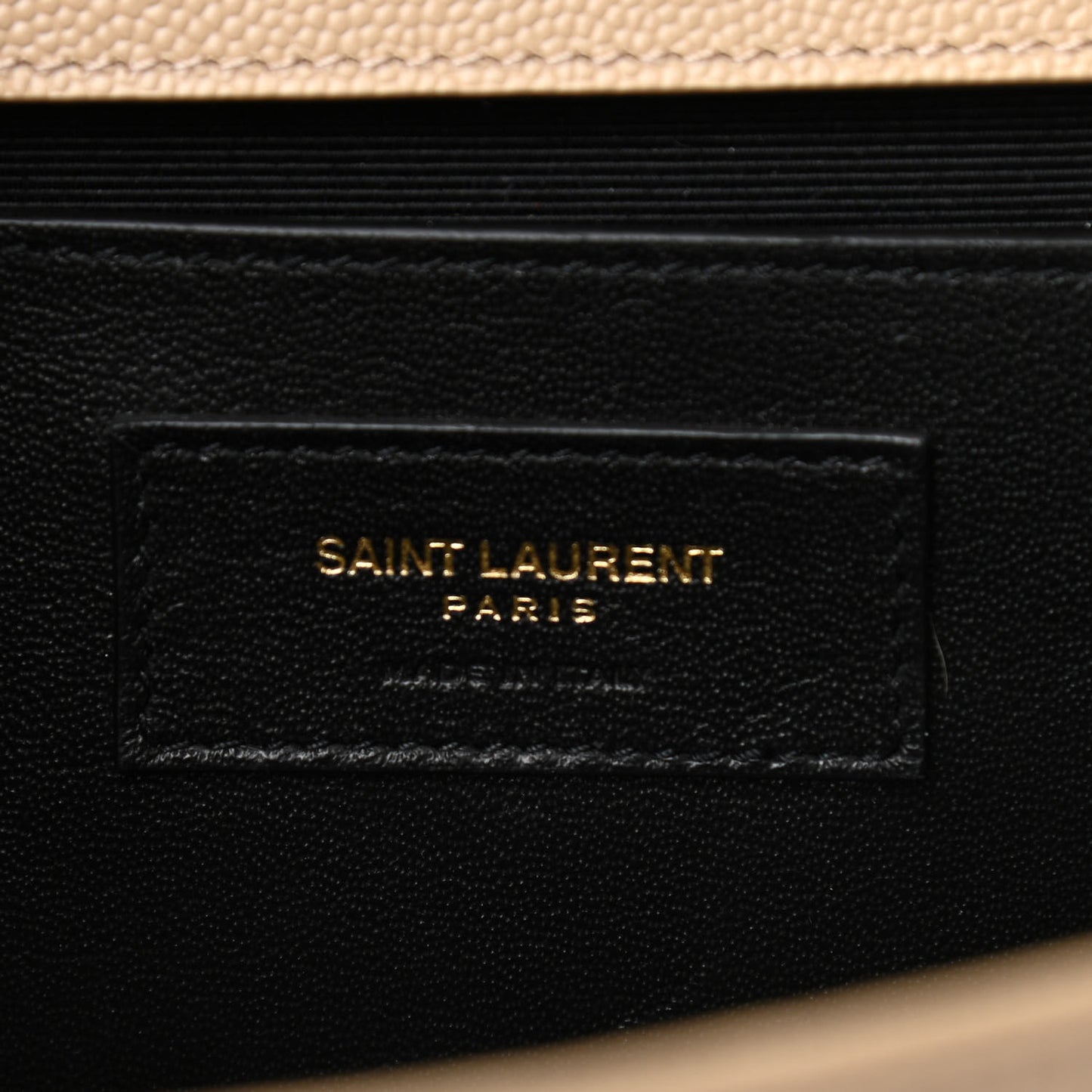 Grain De Poudre Medium Monogram Kate Satchel Dark Beige