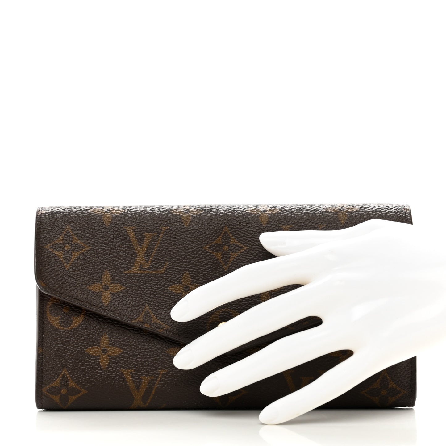 Monogram Sarah Wallet NM Coquelicot