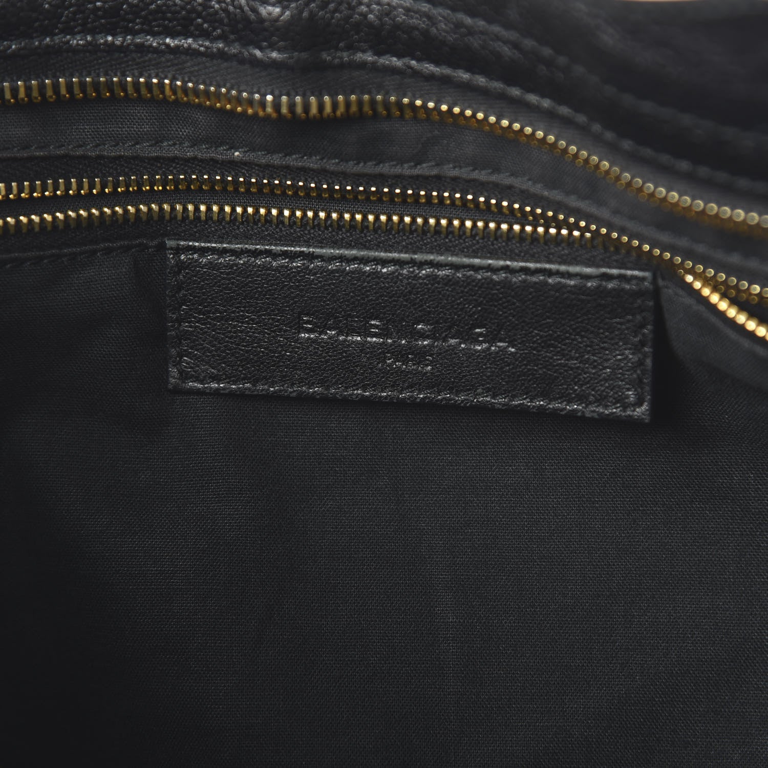 Balenciaga Chevre Gold Metallic Edge Hardware City Black 9 of 11