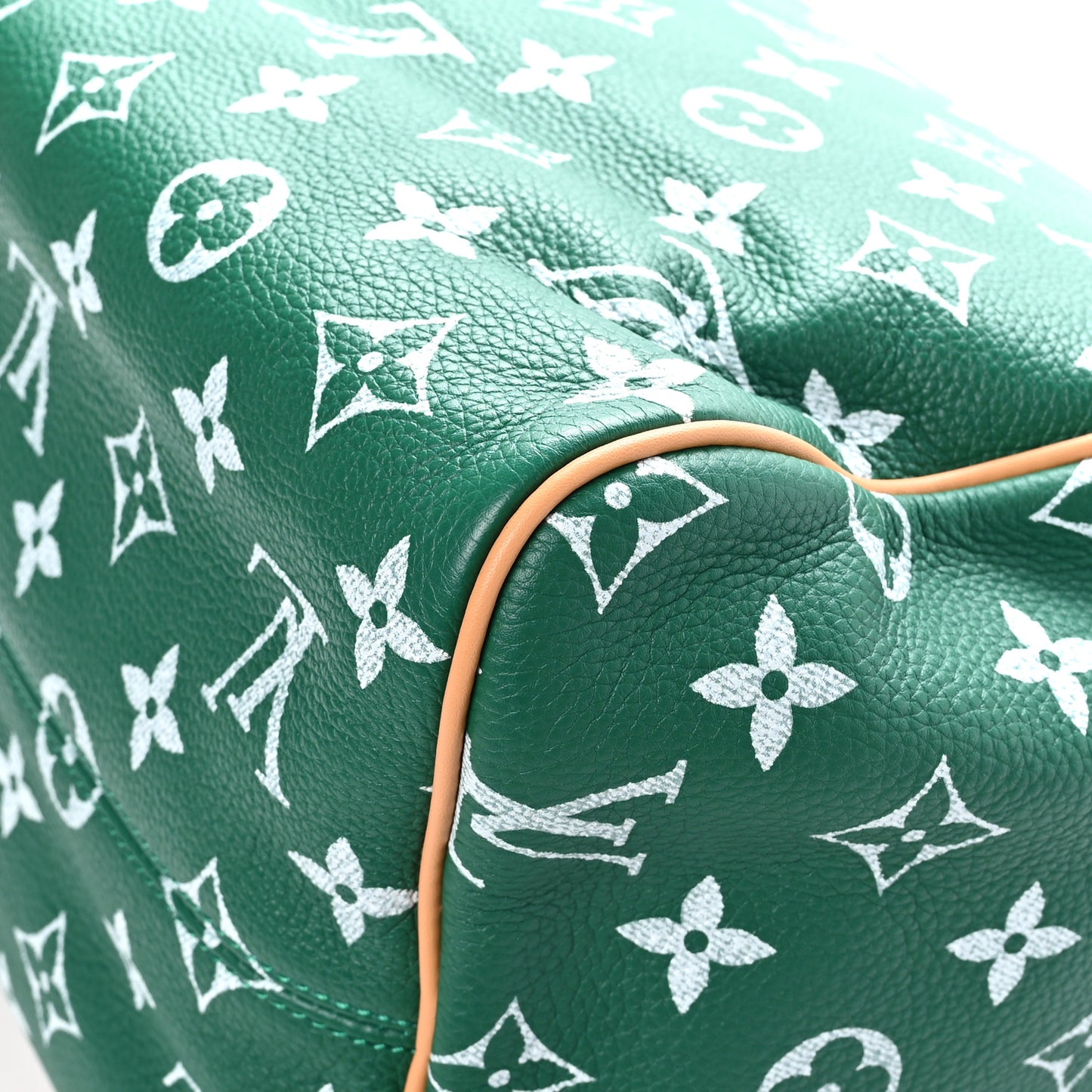 Calfskin Monogram Speedy P9 Bandouliere 40 Green