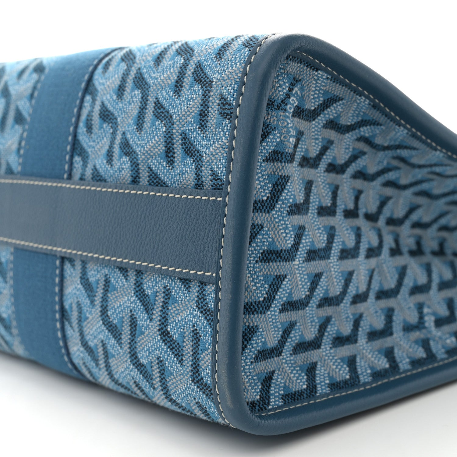 Goyard Goyardine Villette PM Tote Ocean Blue 10 of 10