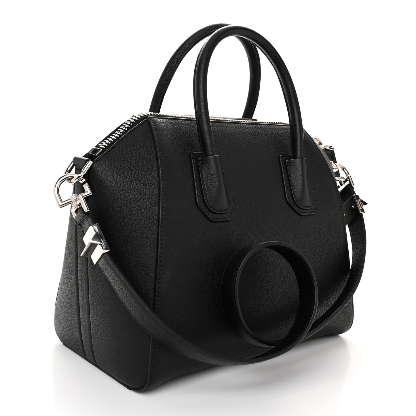 Sugar Goatskin Small Antigona Black