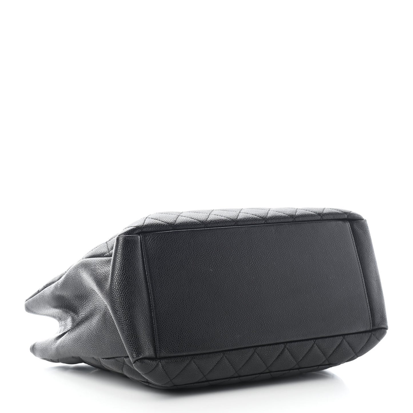 Caviar Quilted Grand Shopping Tote GST Black