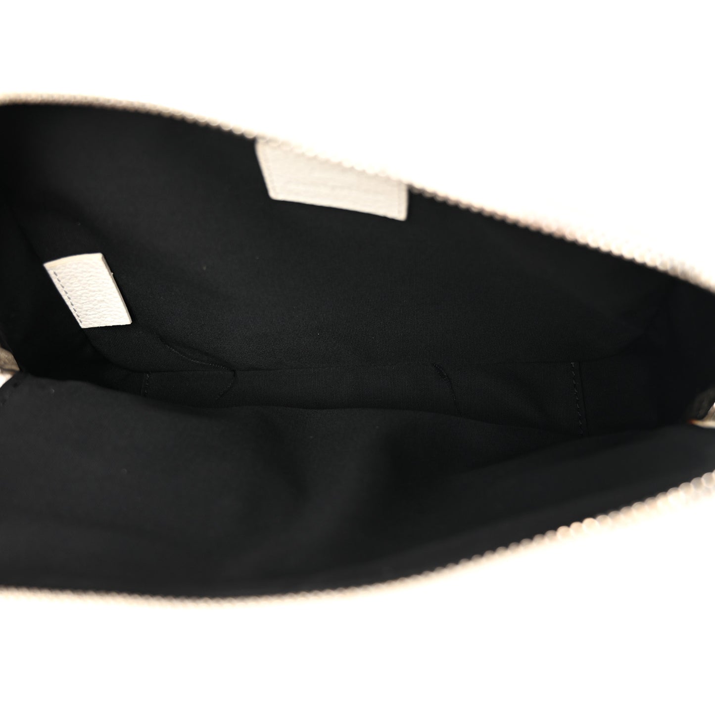 X DANIEL ARSHAM Grained Calfskin Safari Messenger Bag White