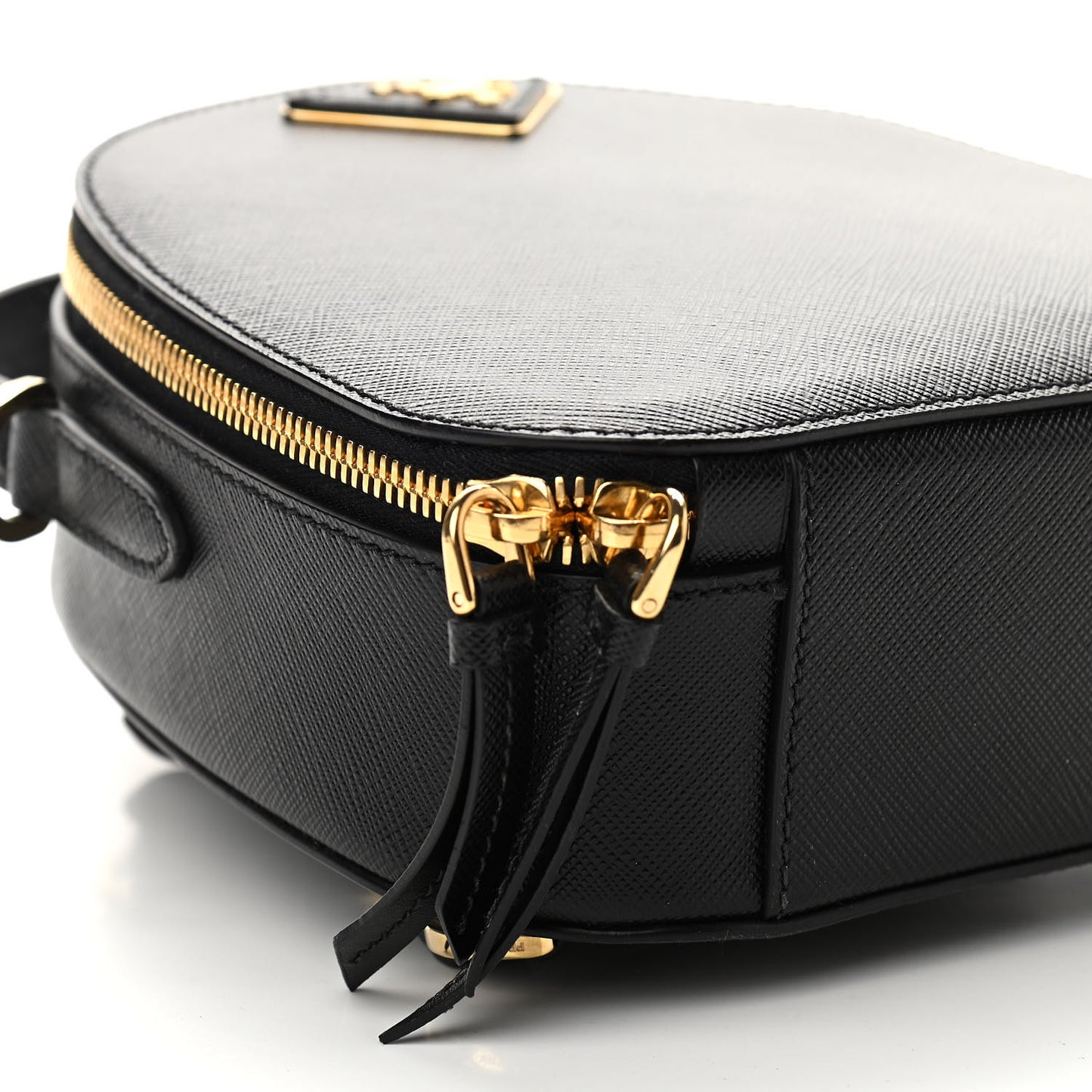 Saffiano Lux Mini Odette Backpack Black