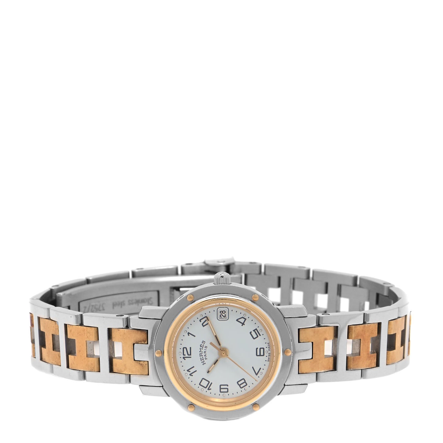 Stainless Steel 24mm Clipper Quartz Watch Gold