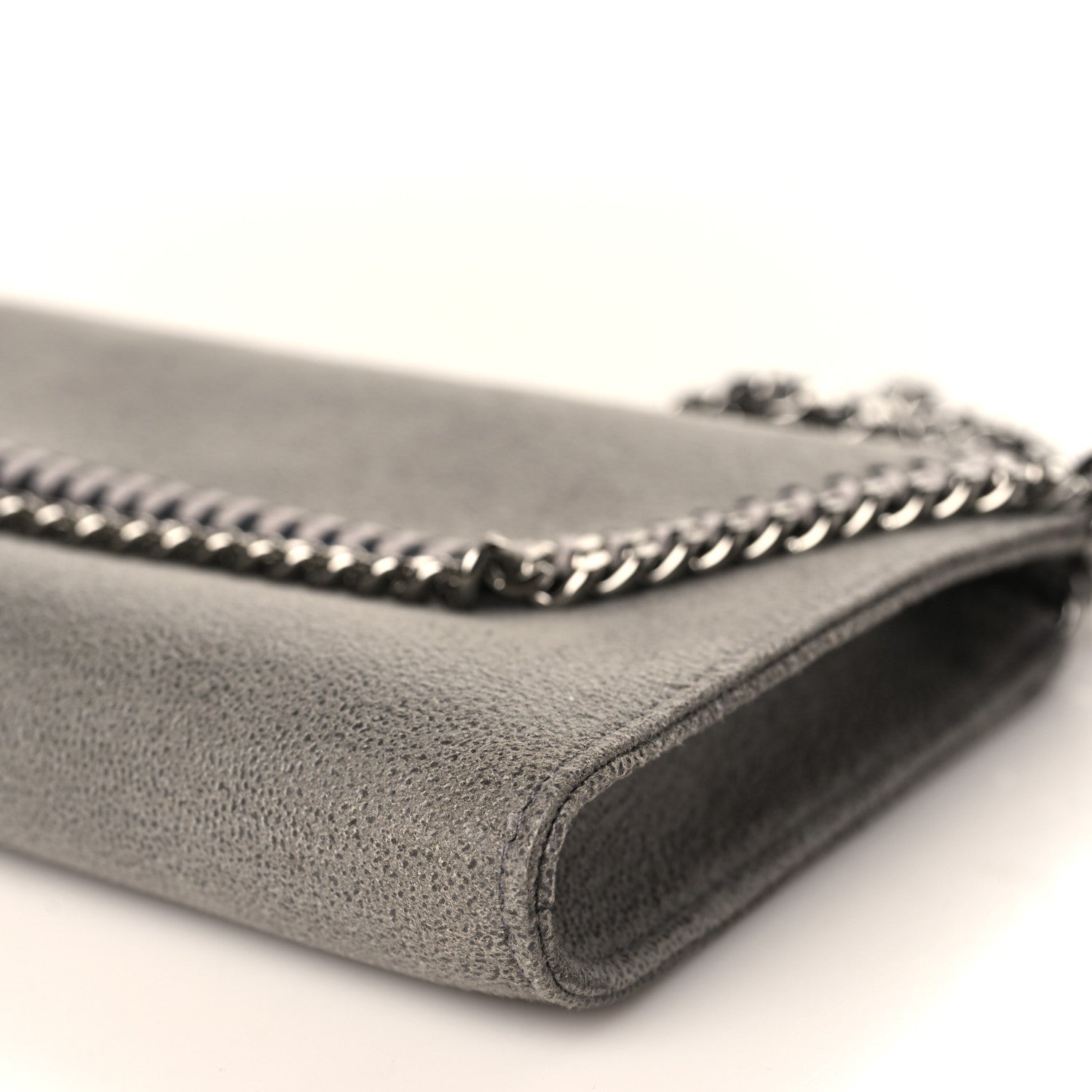 Stella McCartney Shaggy Deer Mini Falabella Crossbody Bag Light Grey 7 of 9