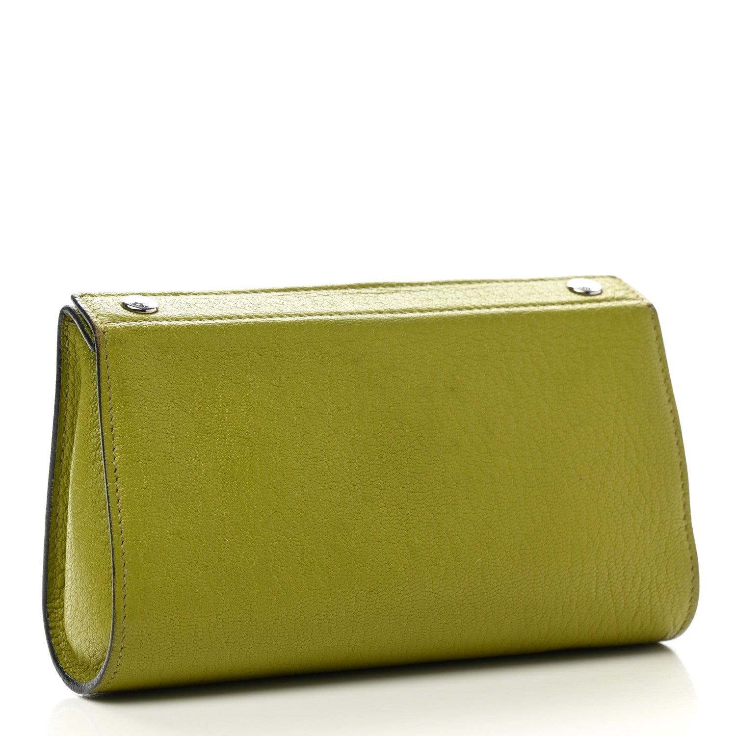 Hermes Chevre Mysore Karo GM Vert Anis 3 of 8