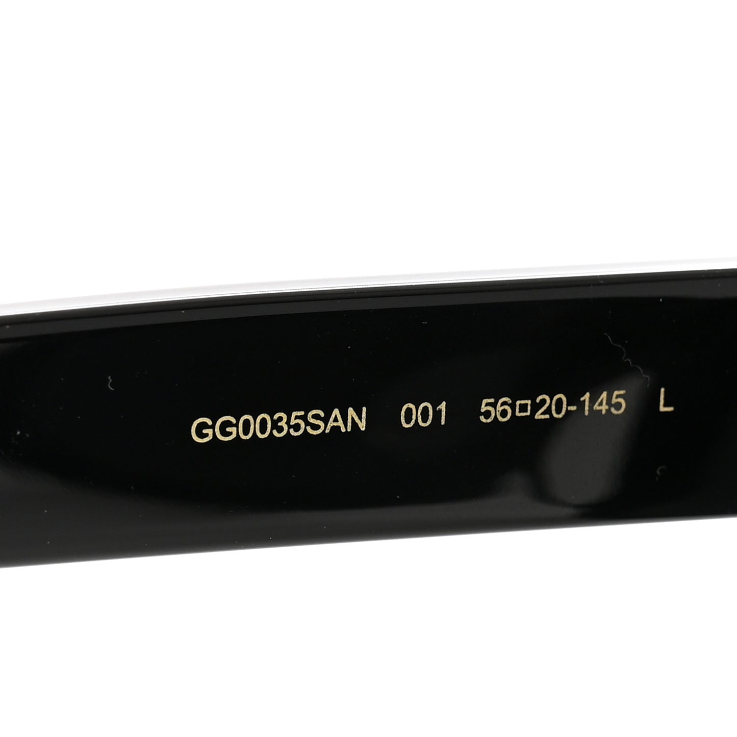 Acetate Round Sunglasses GG 0035S Black