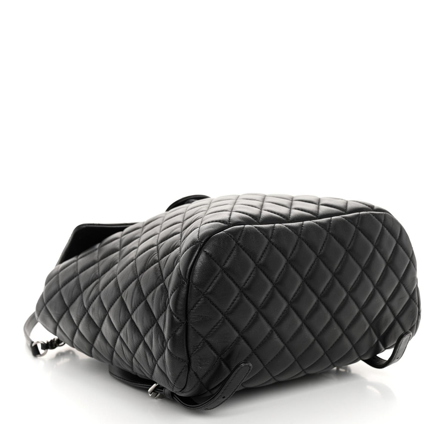 Lambskin Quilted Large Urban Spirit Backpack Black