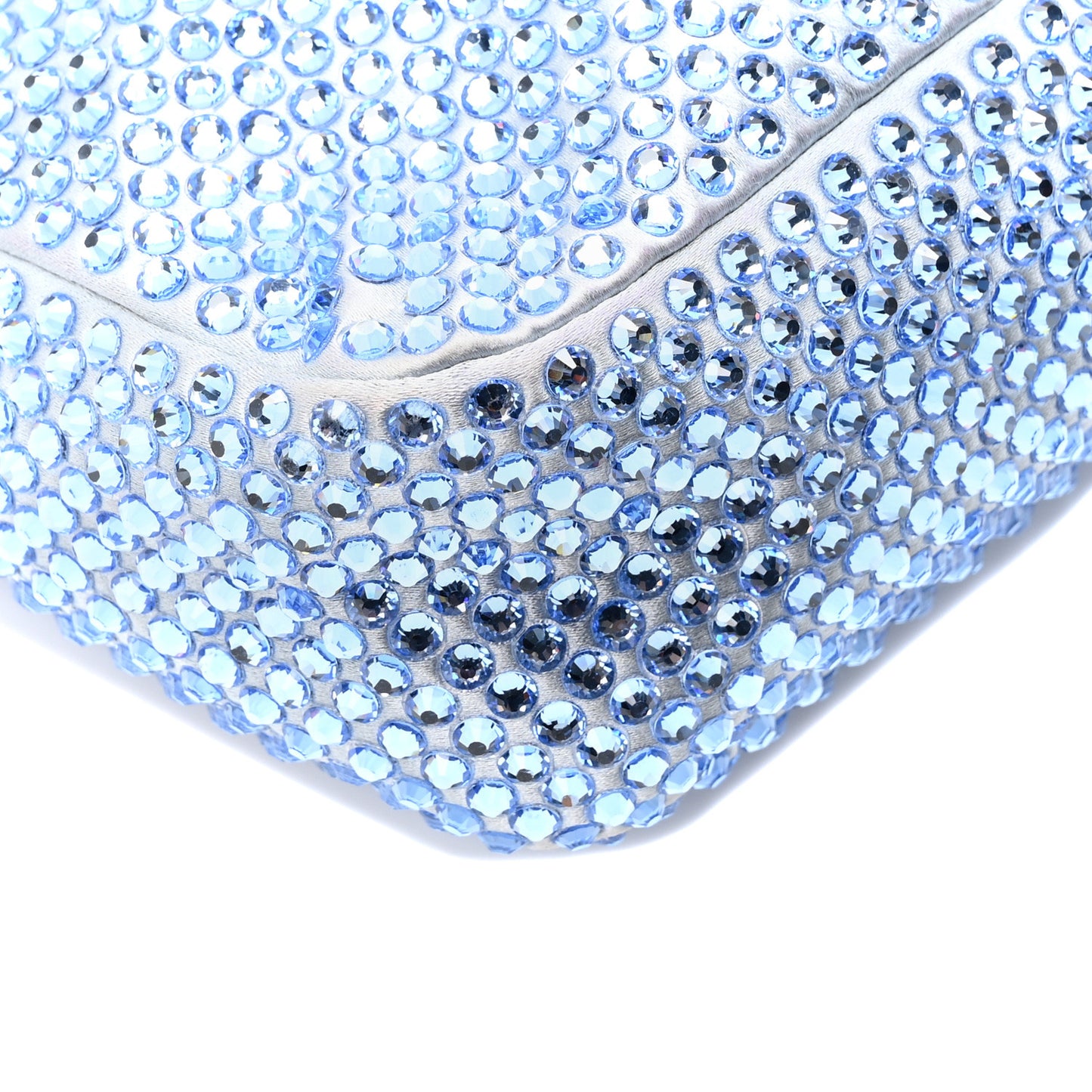 Satin Crystal Re-Edition 2005 Shoulder Bag Celeste