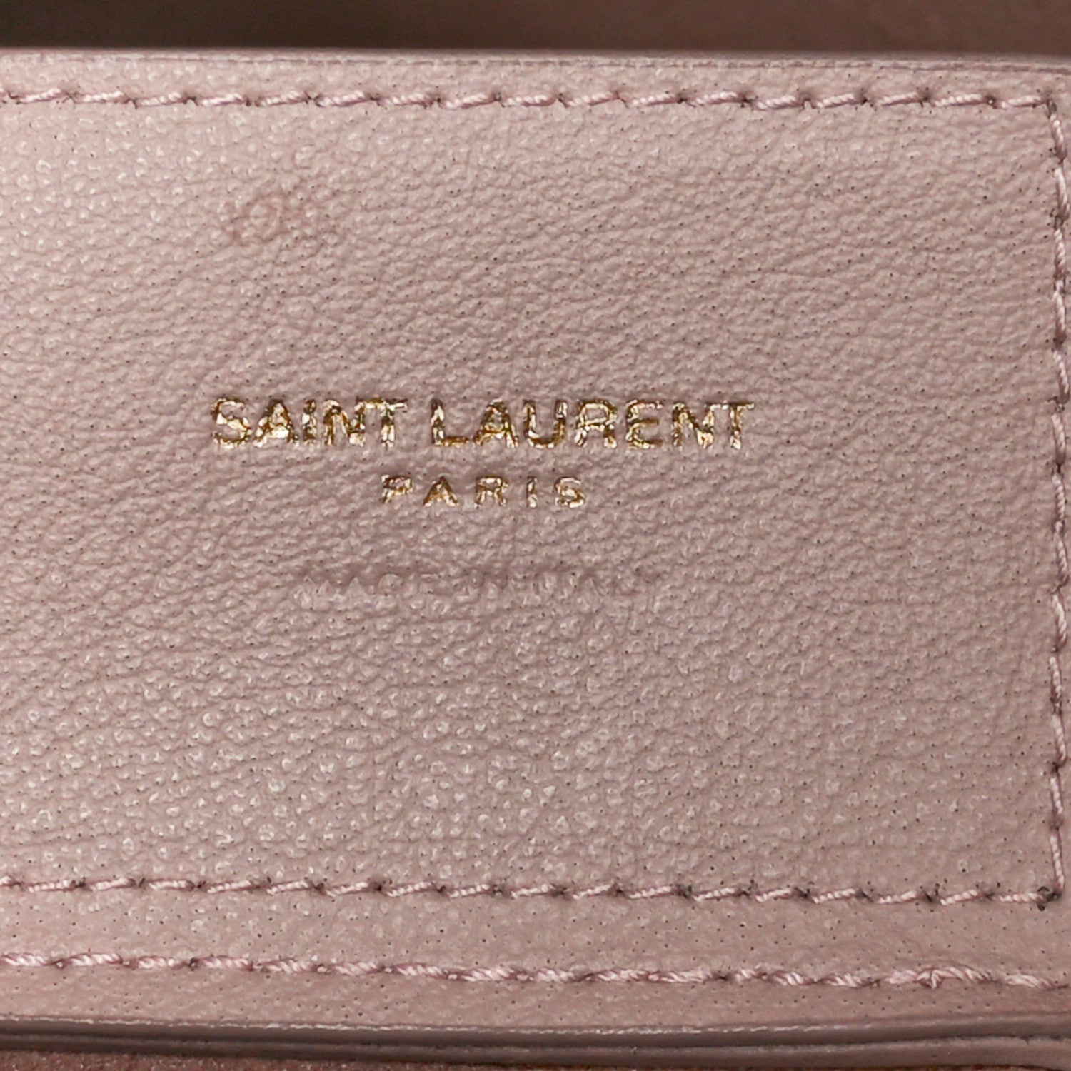 Saint Laurent Calfskin Medium Shopping Tote Rose Antic 7 of 10