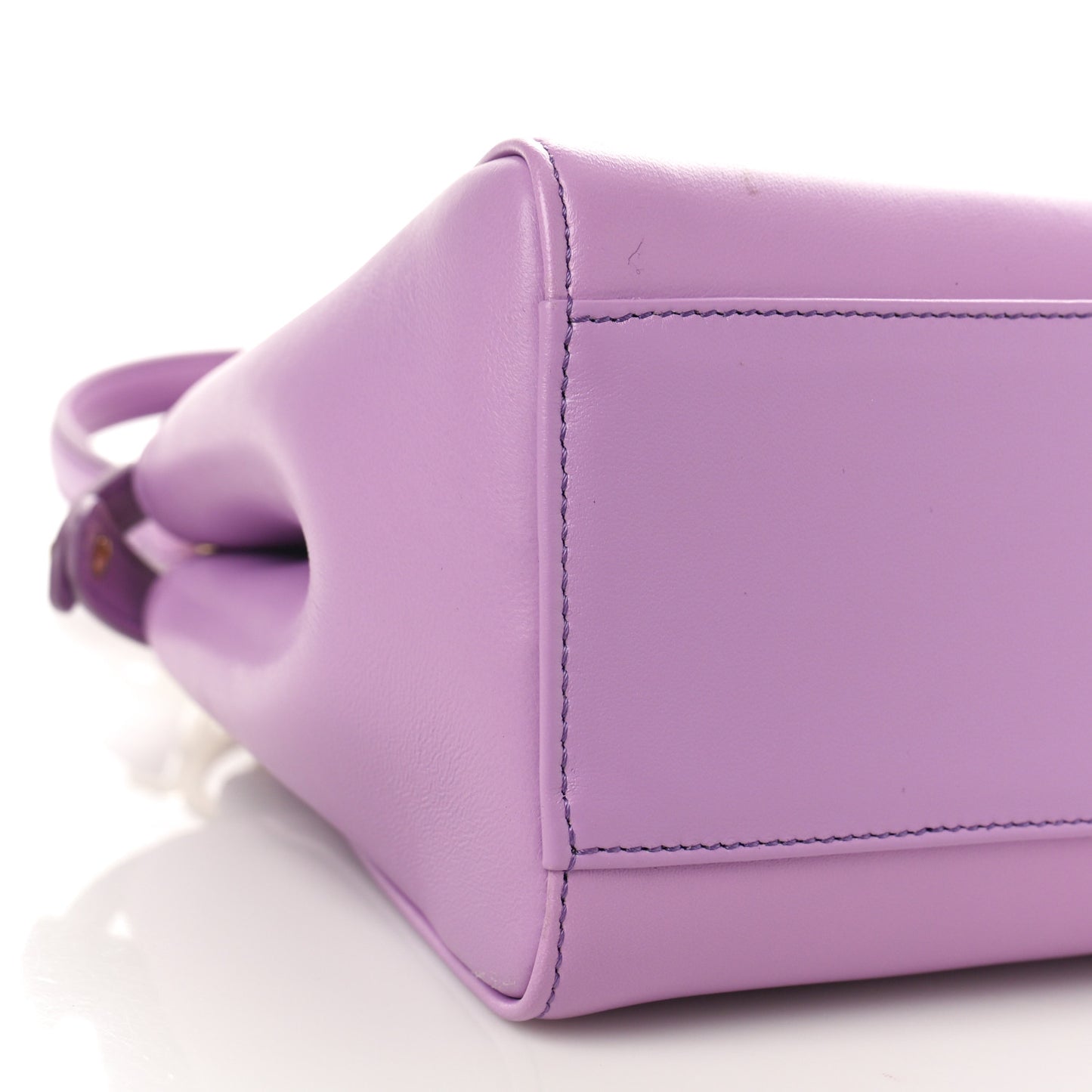 Nappa Stacked Bar Mini Peekaboo Iconic Satchel Violetta