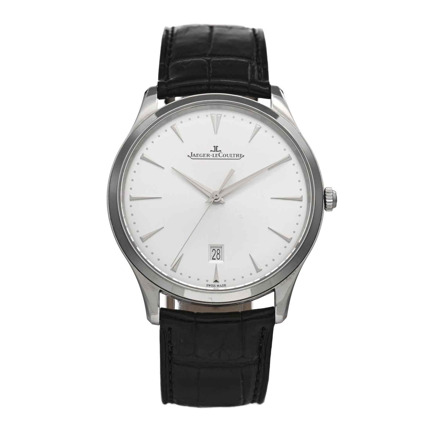 Stainless Steel Alligator 39mm Master Ultra Thin Automatic Watch Q1238420