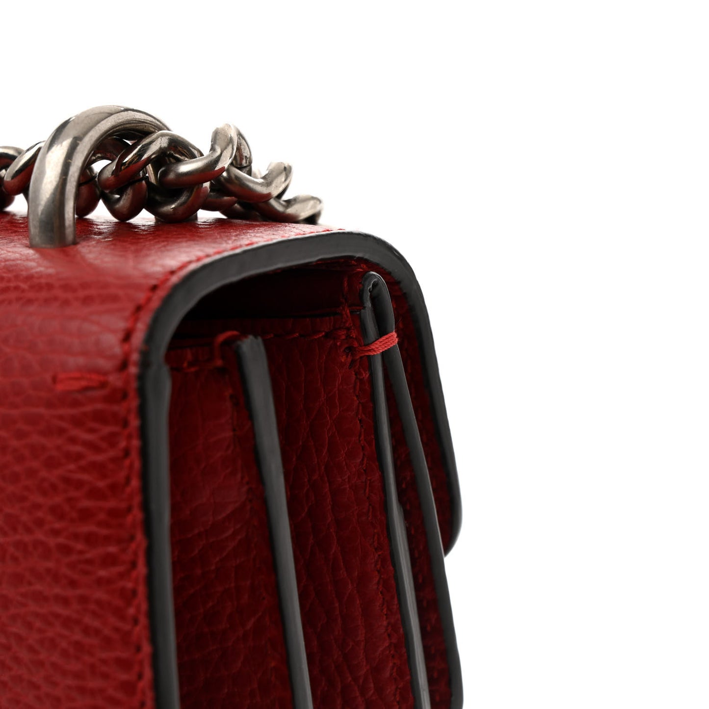 Dollar Calfskin Swarovski Crystal Small Dionysus Shoulder Bag Hibiscus Red