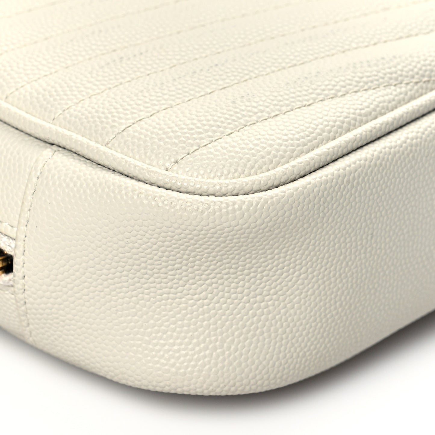 Grain De Poudre Matelasse Monogram Mini Lou Camera Bag Crema Soft