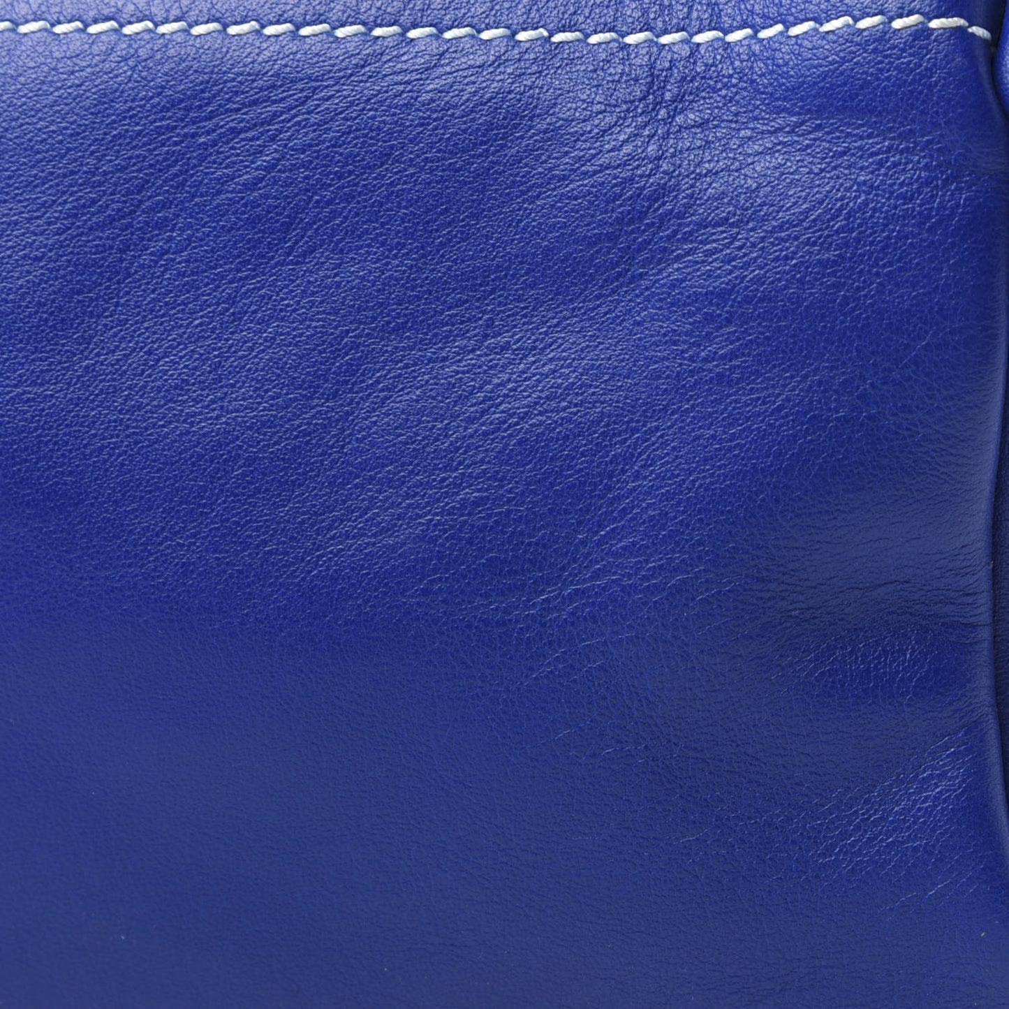 Calfskin Mini Pandora Logo Strap Moroccan Blue