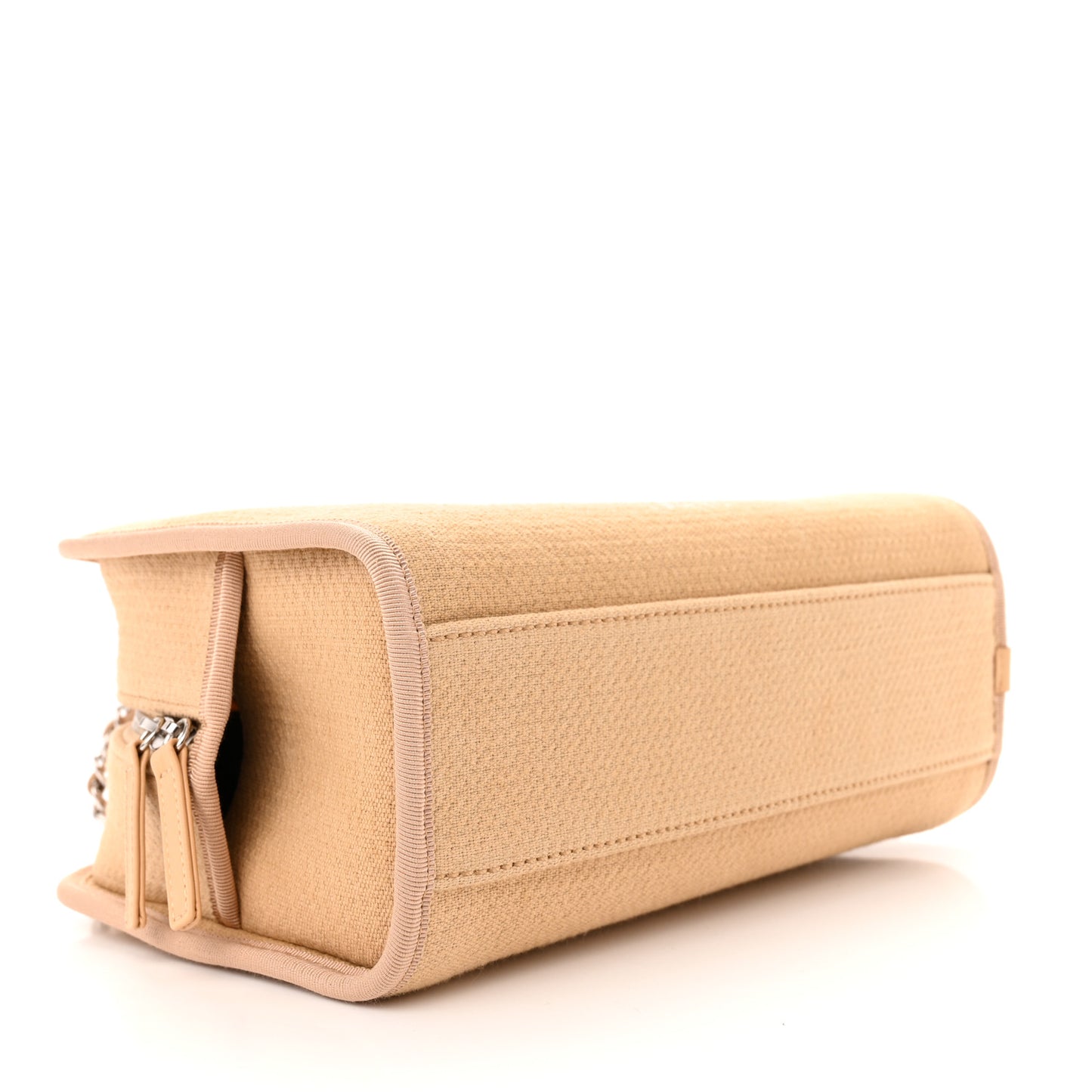 Denim Deauville Bowling Bag Beige