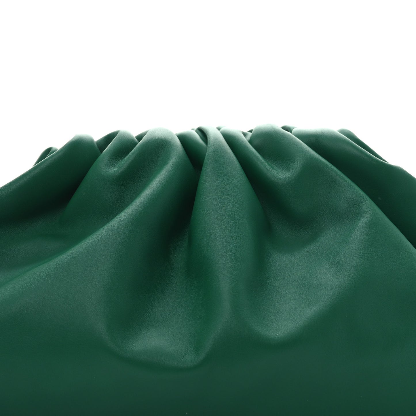 Smooth Butter Calf The Pouch Oversized Clutch Racing Green