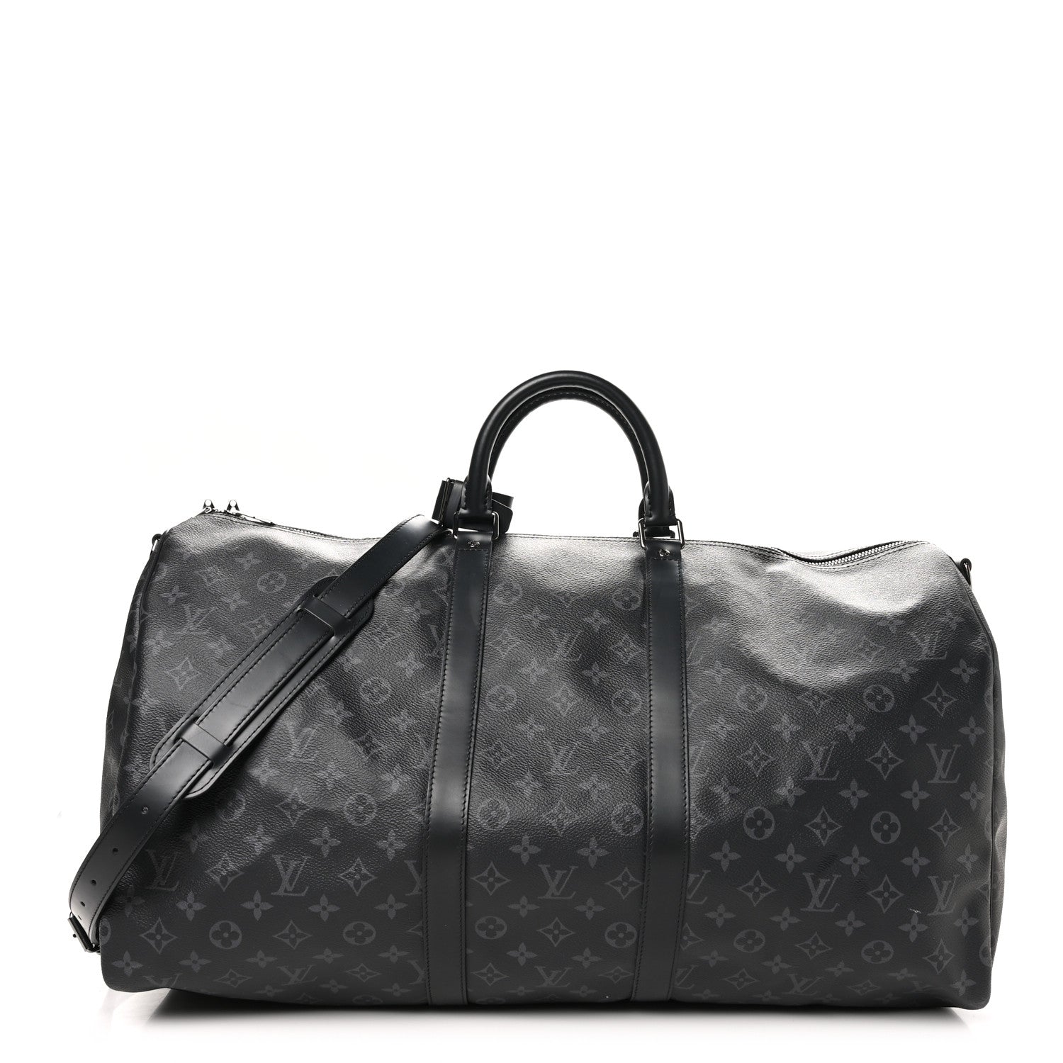 Louis Vuitton Monogram Eclipse Keepall Bandouliere 55 1 of 11