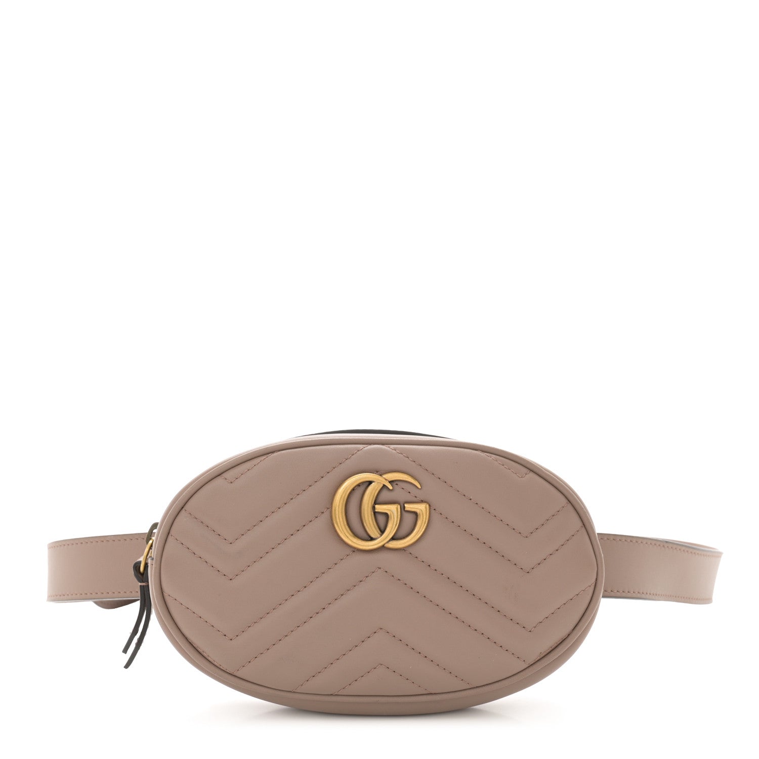 Gucci Calfskin Matelasse GG Marmont Belt Bag 105 42 Porcelain Rose 1 of 14