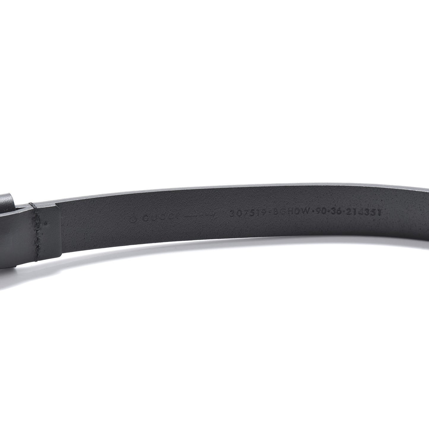 Calfskin Horsebit Buckle Belt 90 36 Black
