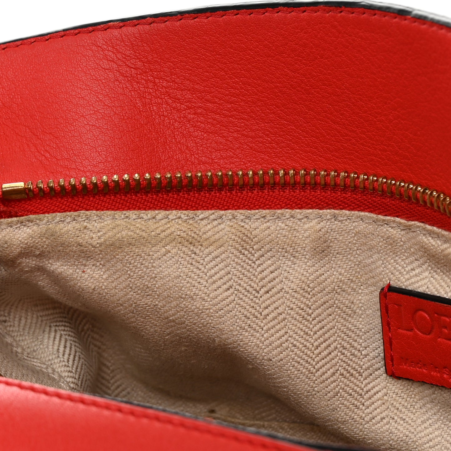 Calfskin Small Puzzle Bag Scarlet