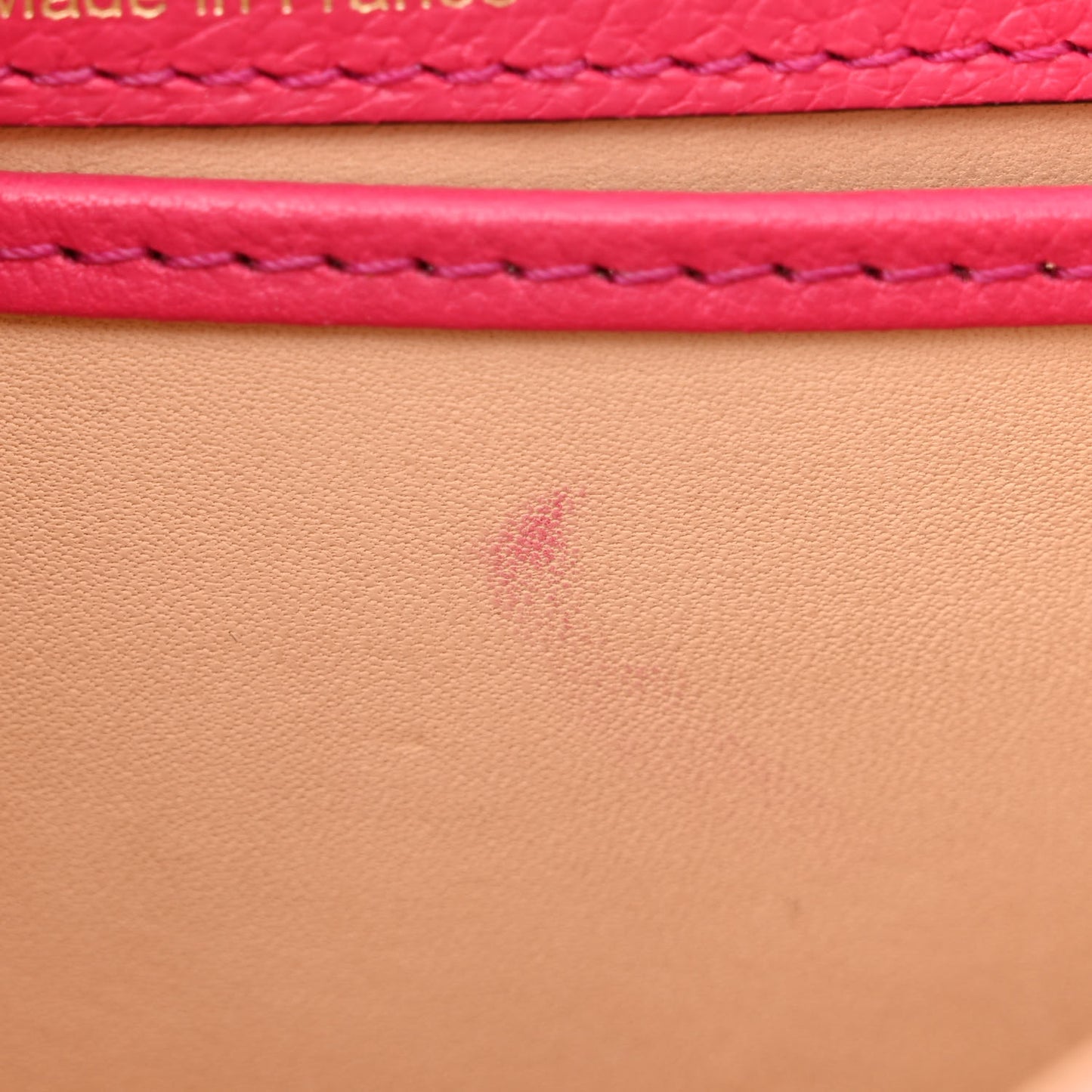 Grained Calfskin Mini Brillant Satchel Rose Indien