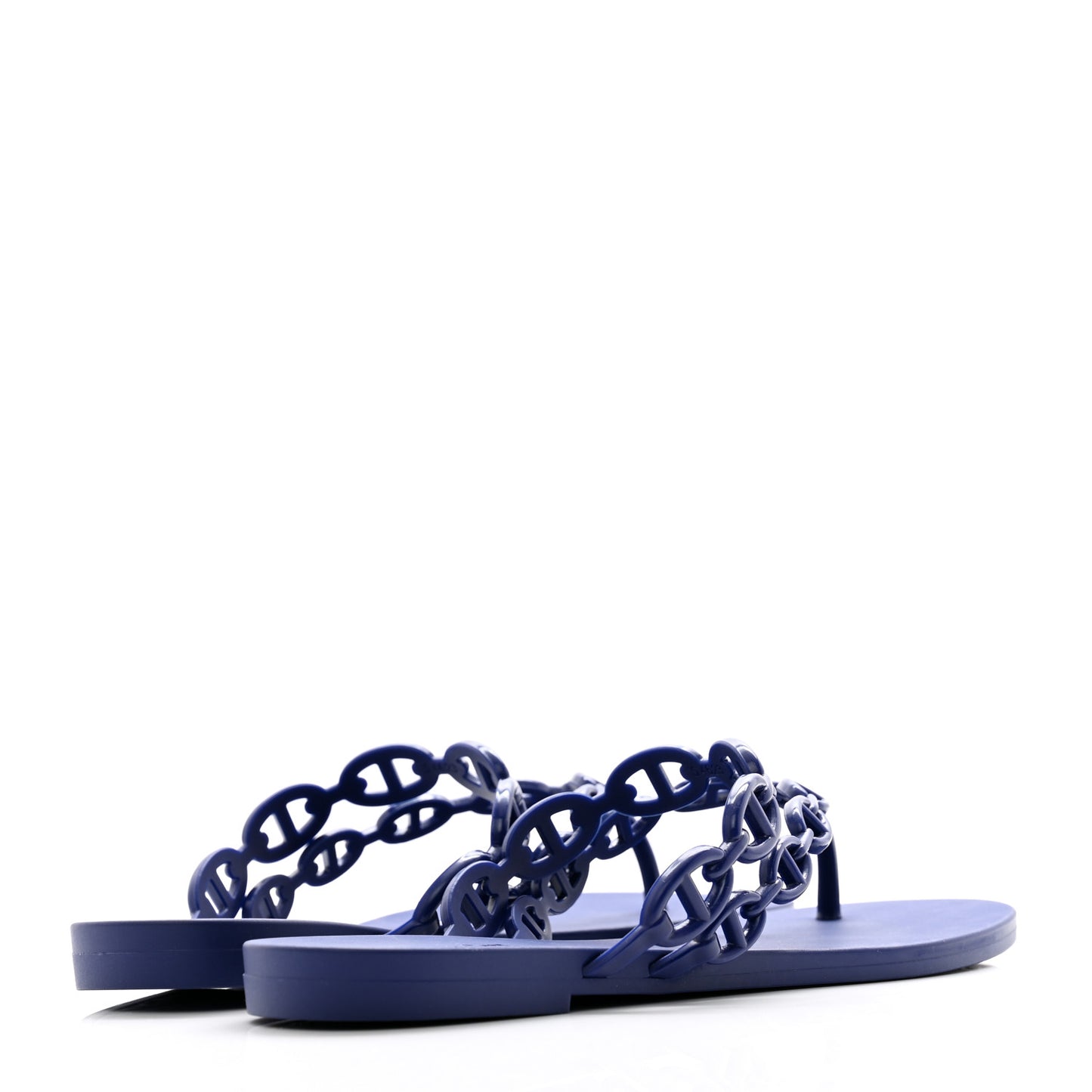 Rubber Chaine d'Ancre Island Sandals 38 Bleu Smalt