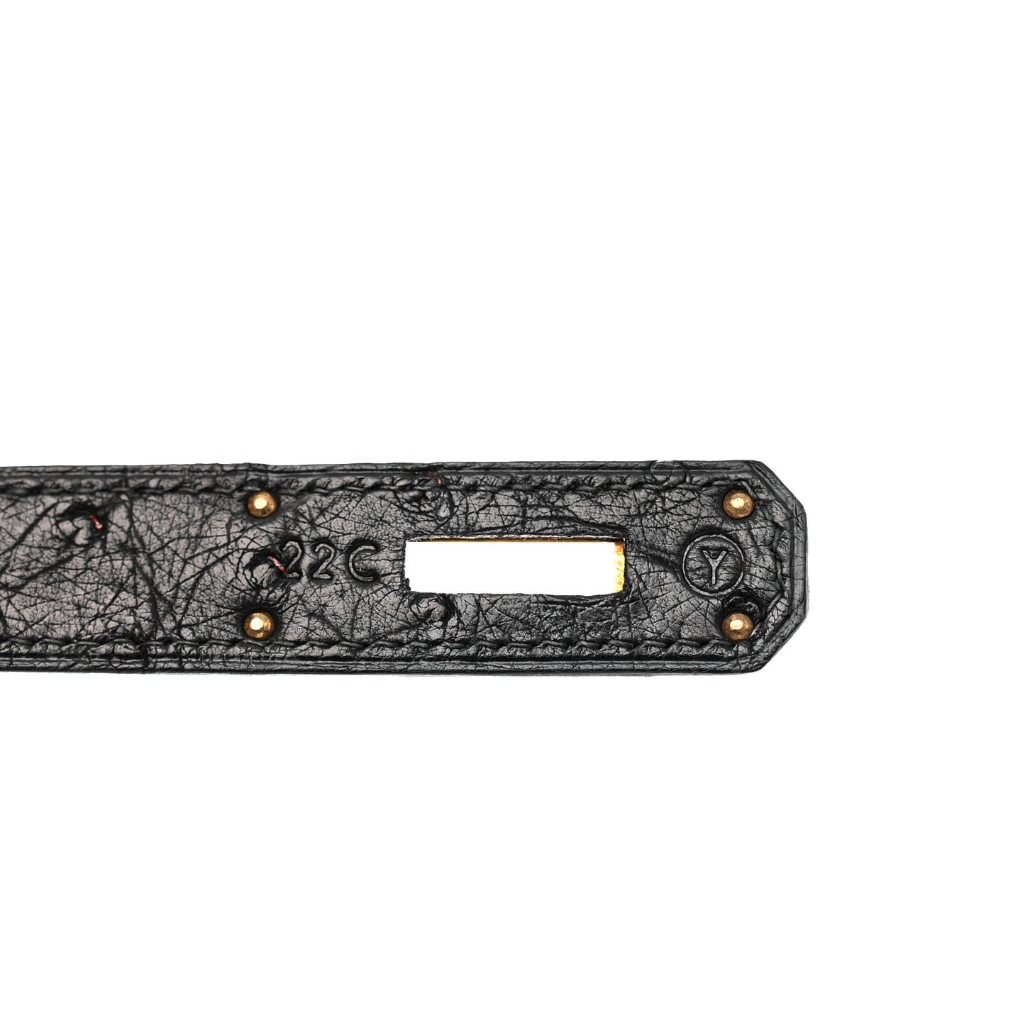 Ostrich Kelly Sellier 28 Black