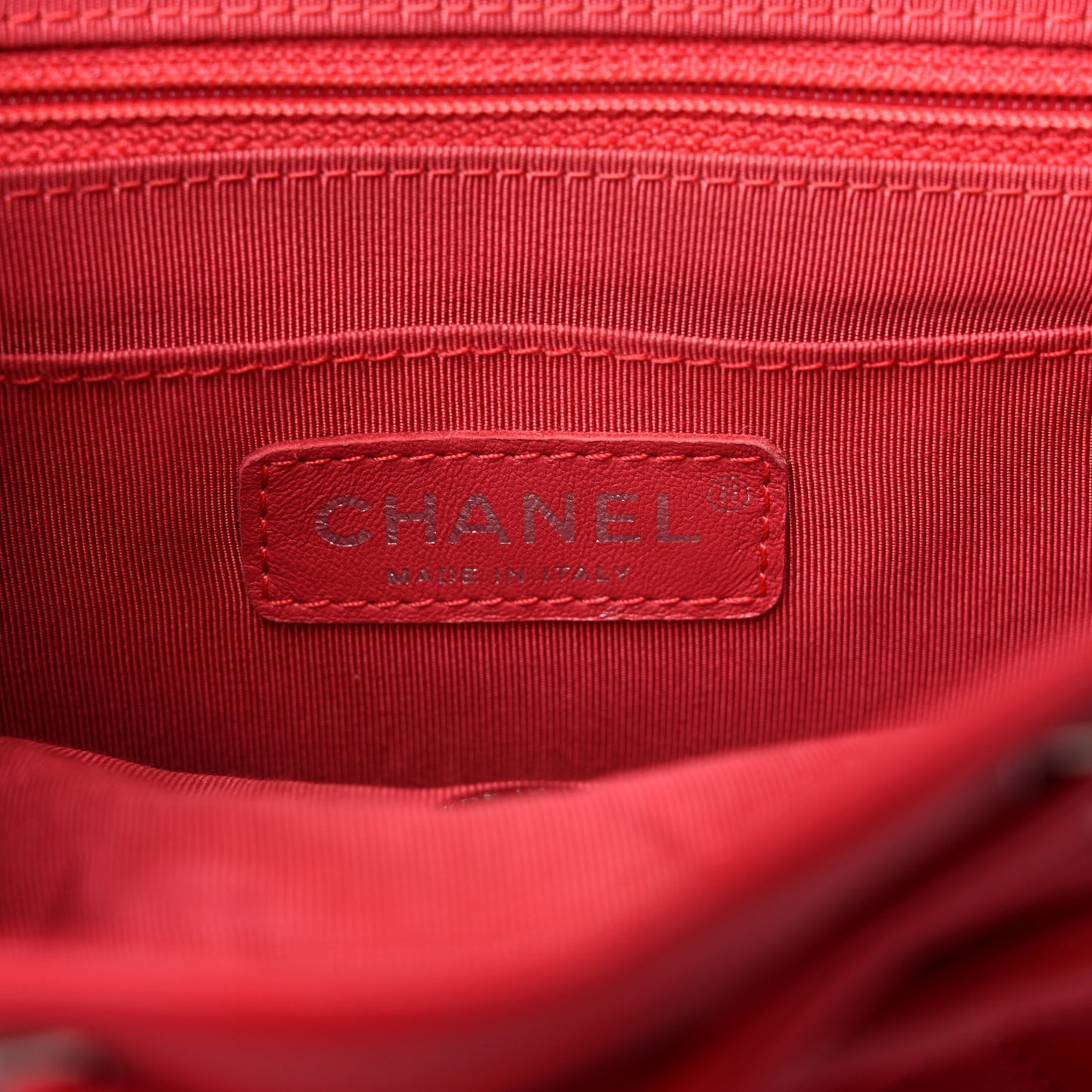 Lambskin Quilted Small Urban Spirit Backpack Red